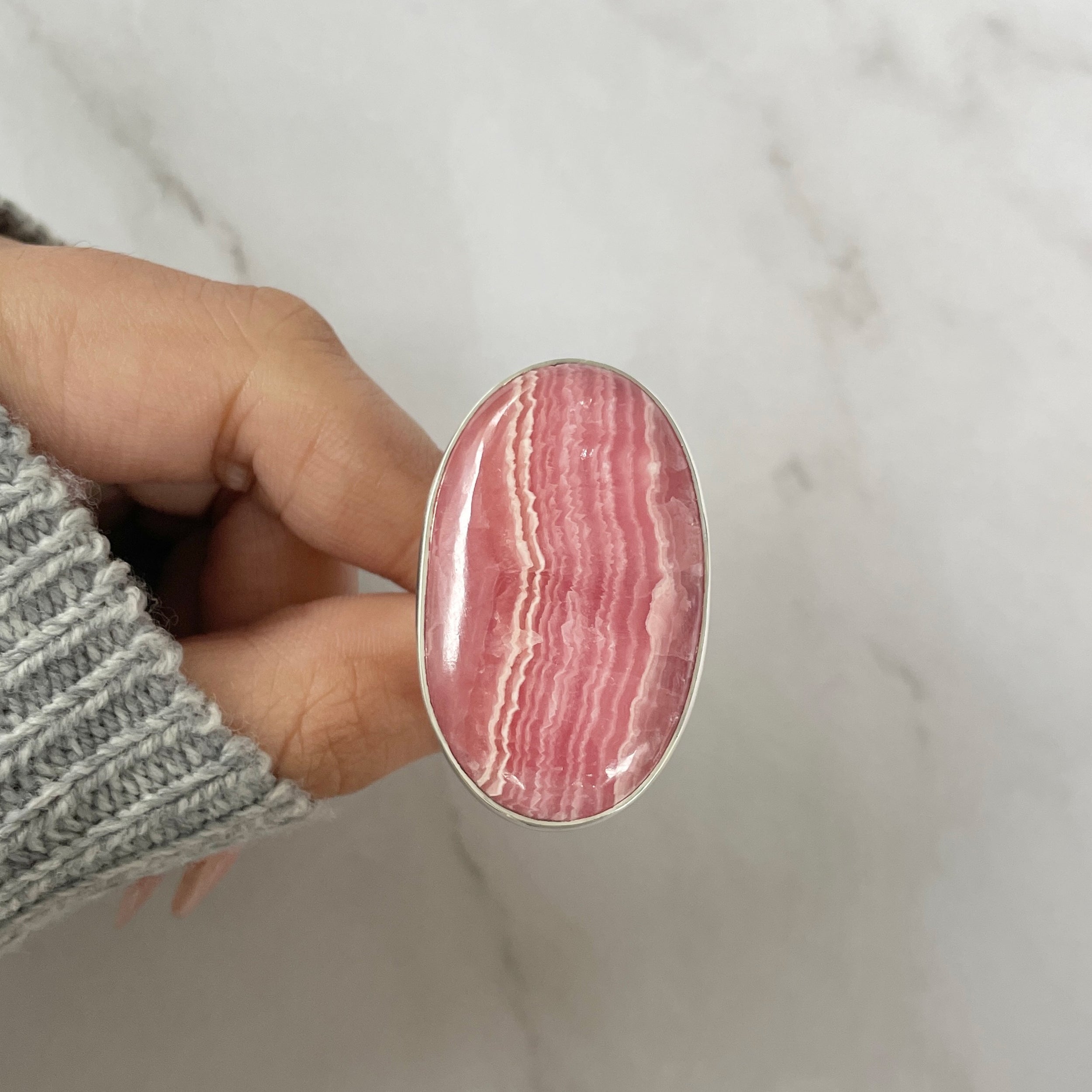 Rhodochrosite Ring-(RDC-R-147.)