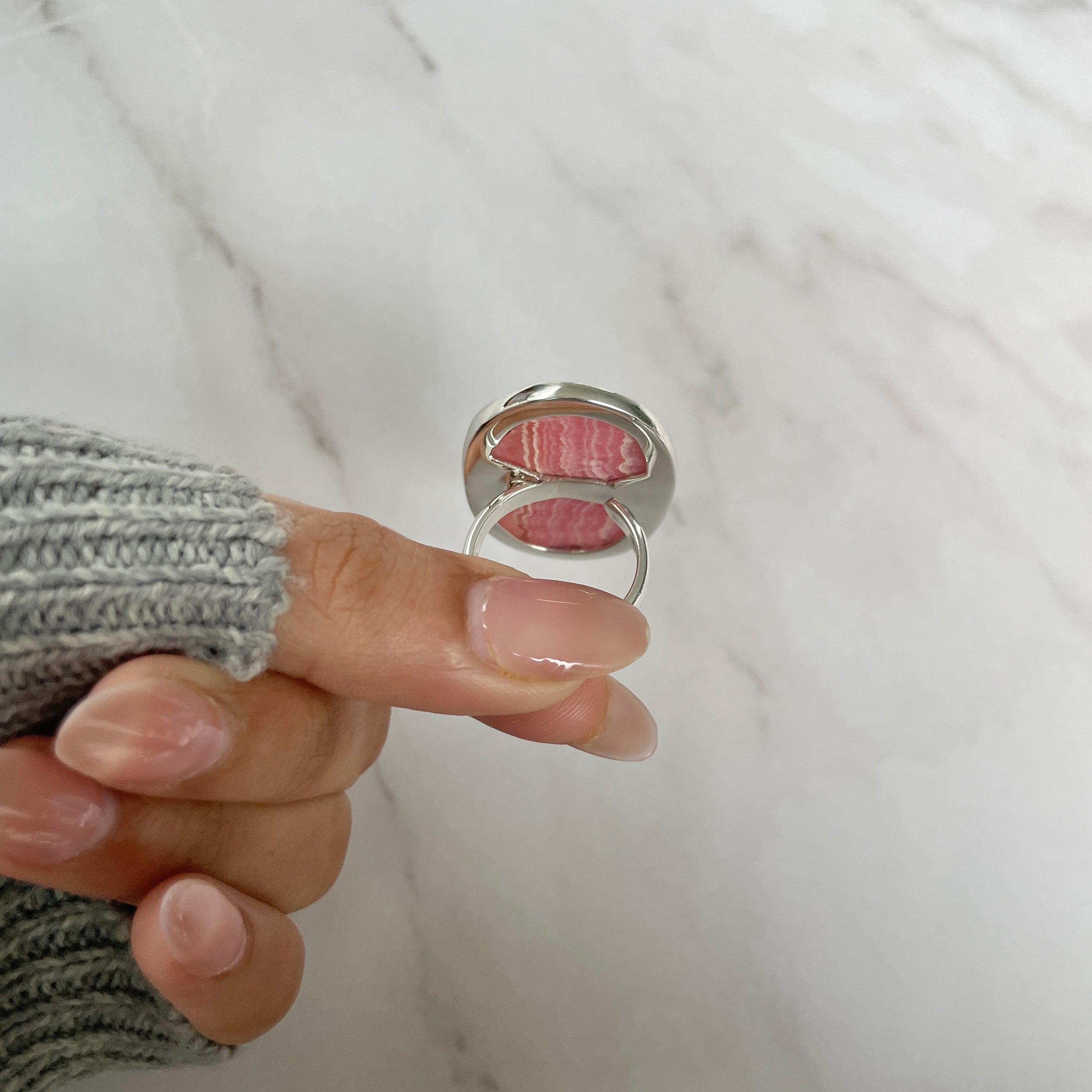 Rhodochrosite Ring-(RDC-R-147.)