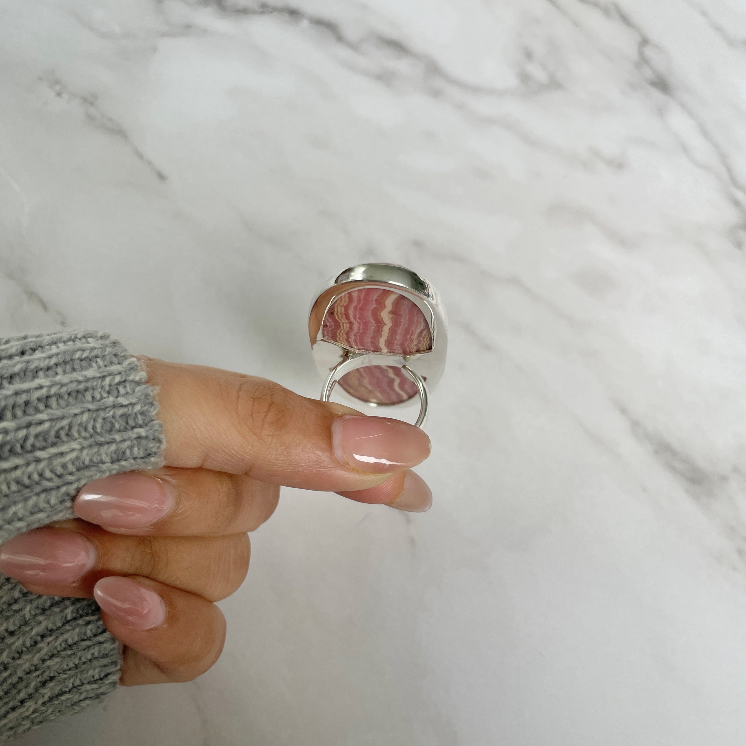 Rhodochrosite Ring-(RDC-R-151.)