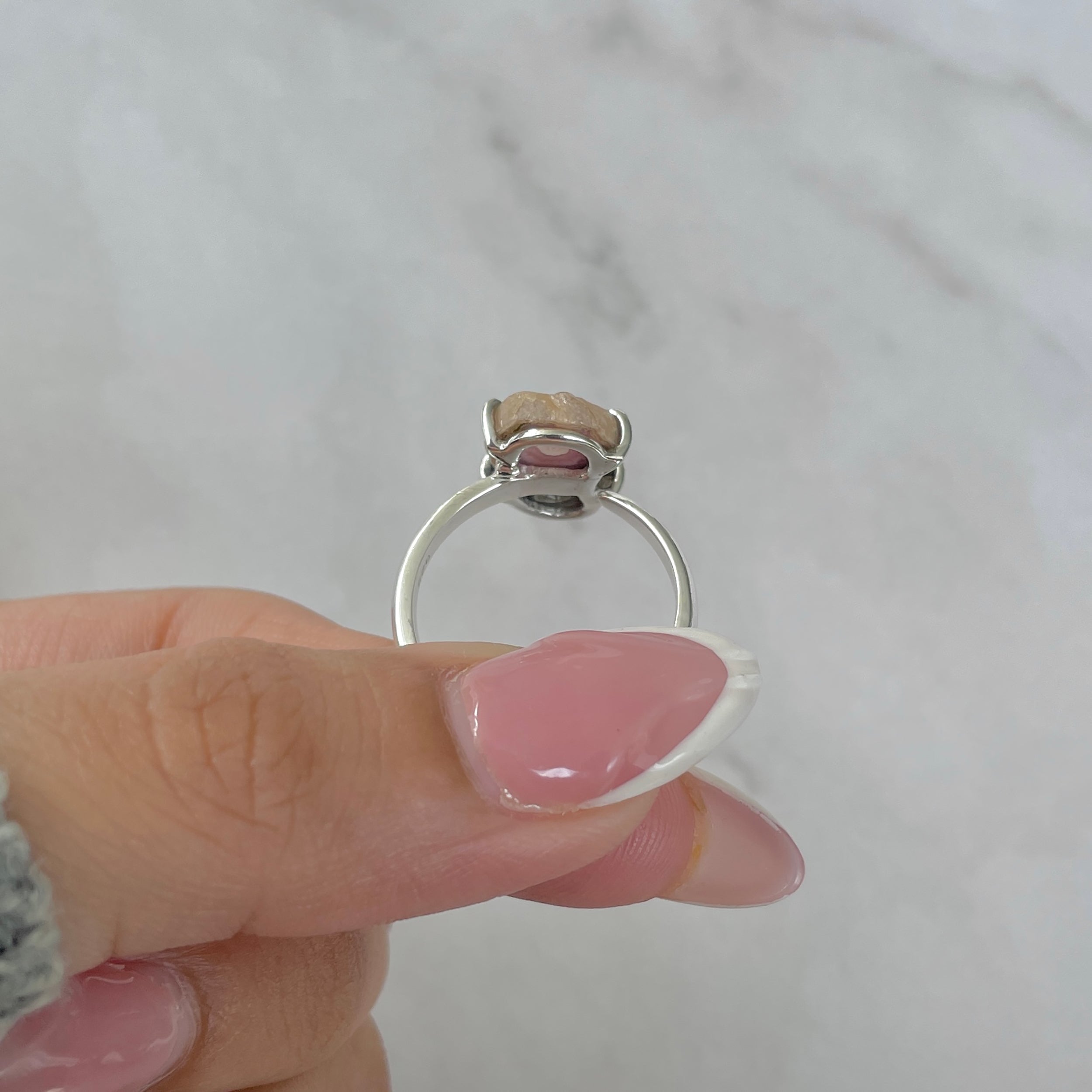 Rhodochrosite Stalactite Ring-(RDC-R-154.)