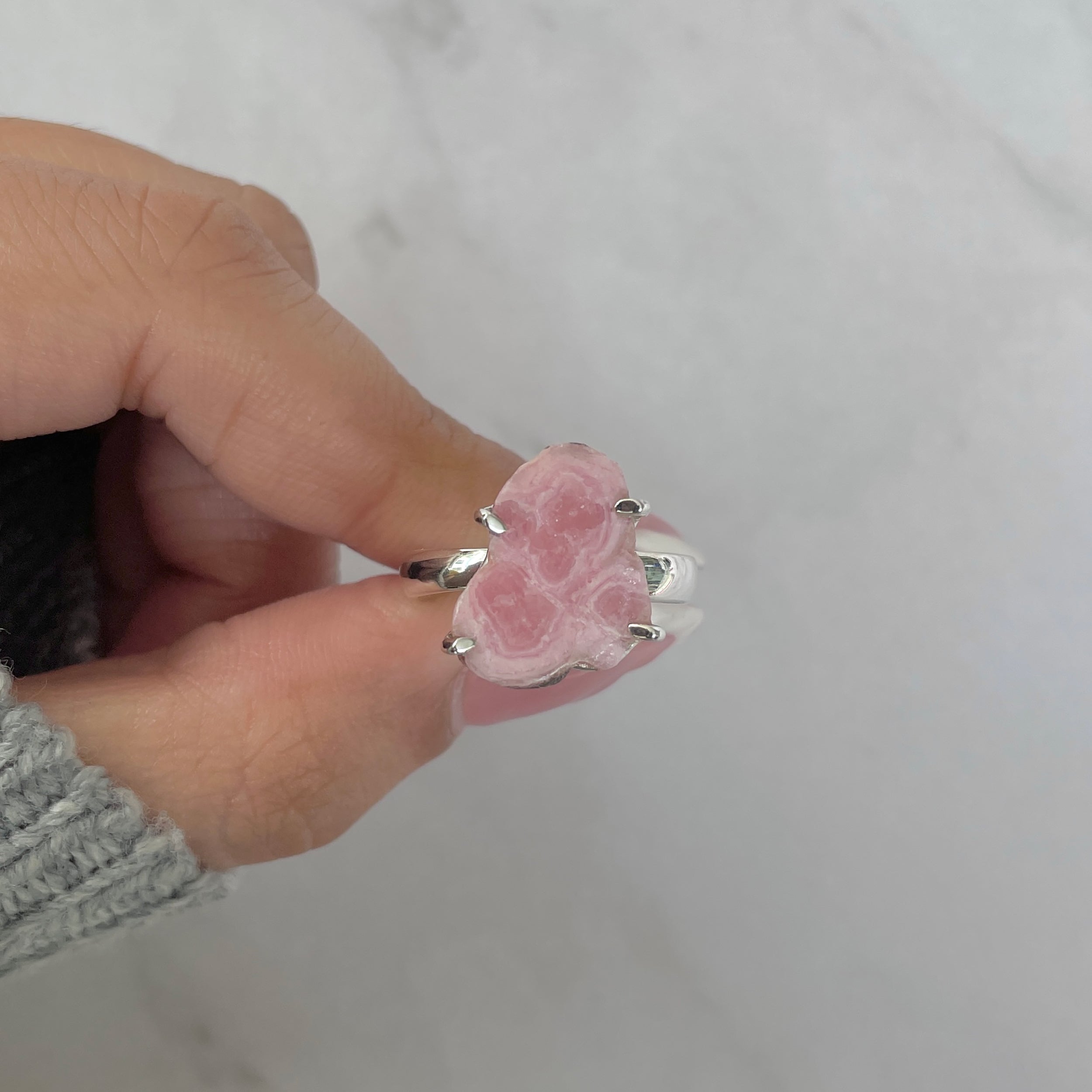 Rhodochrosite Stalactite Ring-(RDC-R-155.)