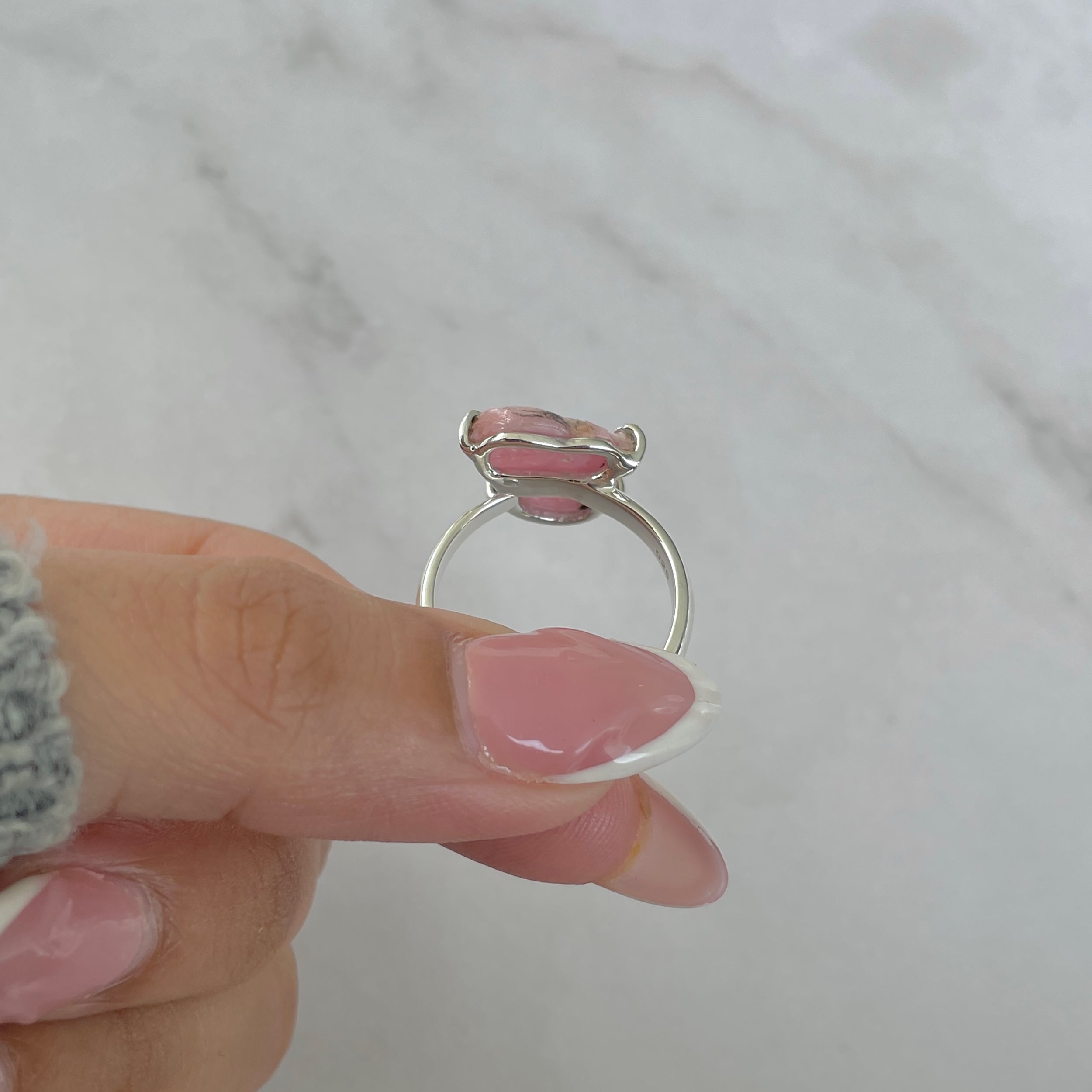 Rhodochrosite Stalactite Ring-(RDC-R-155.)