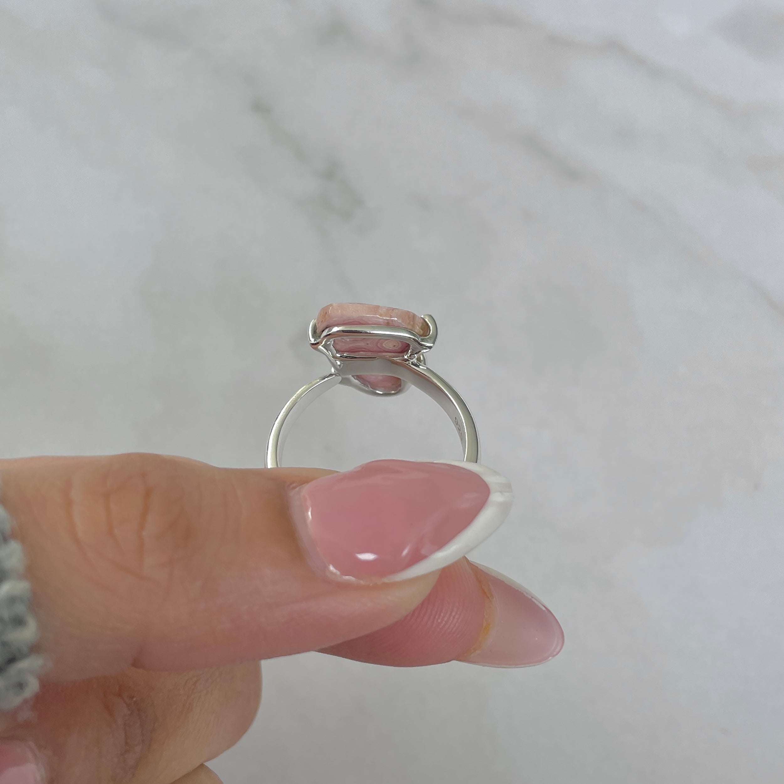 Rhodochrosite Stalactite Ring-(RDC-R-157.)