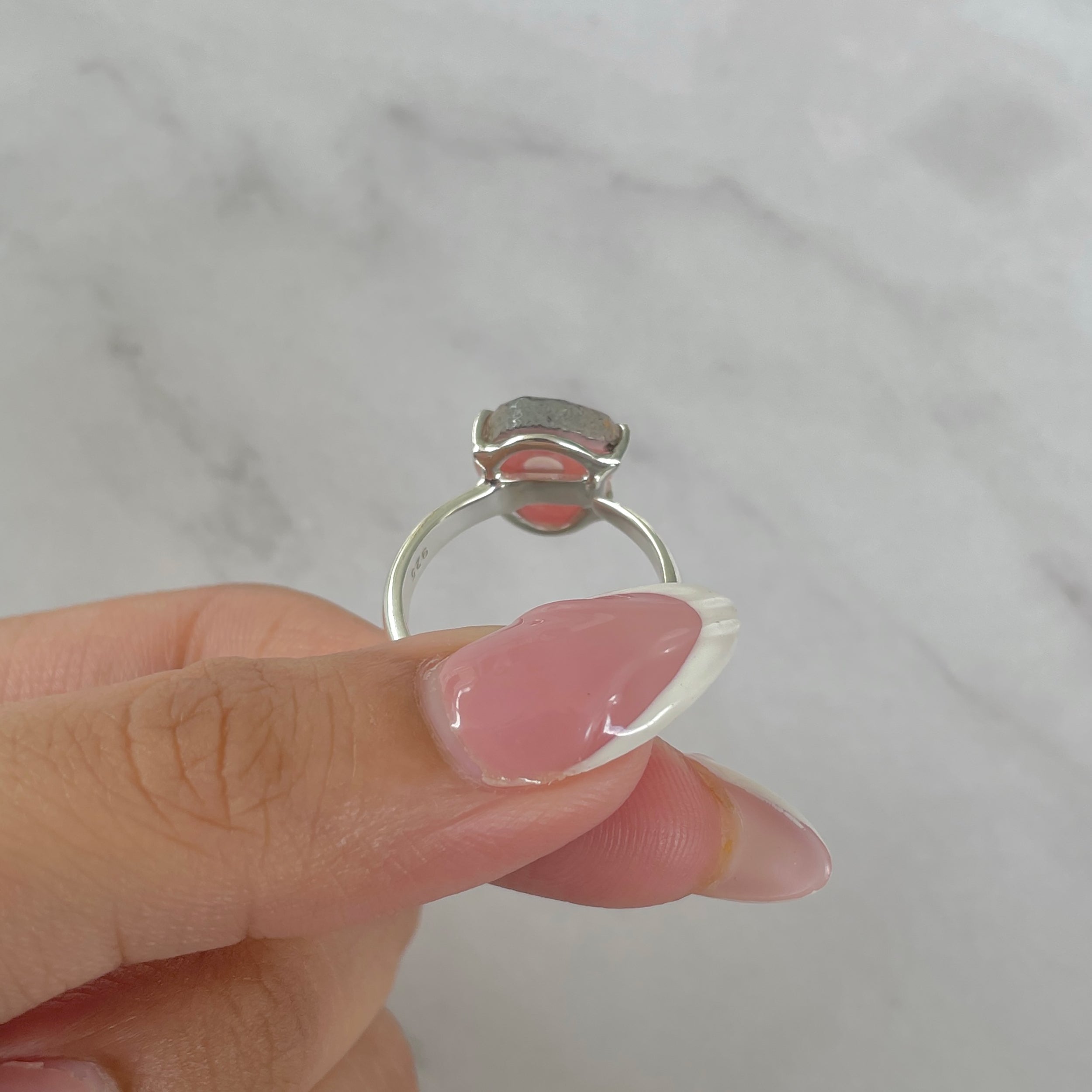 Rhodochrosite Stalactite Ring-(RDC-R-158.)