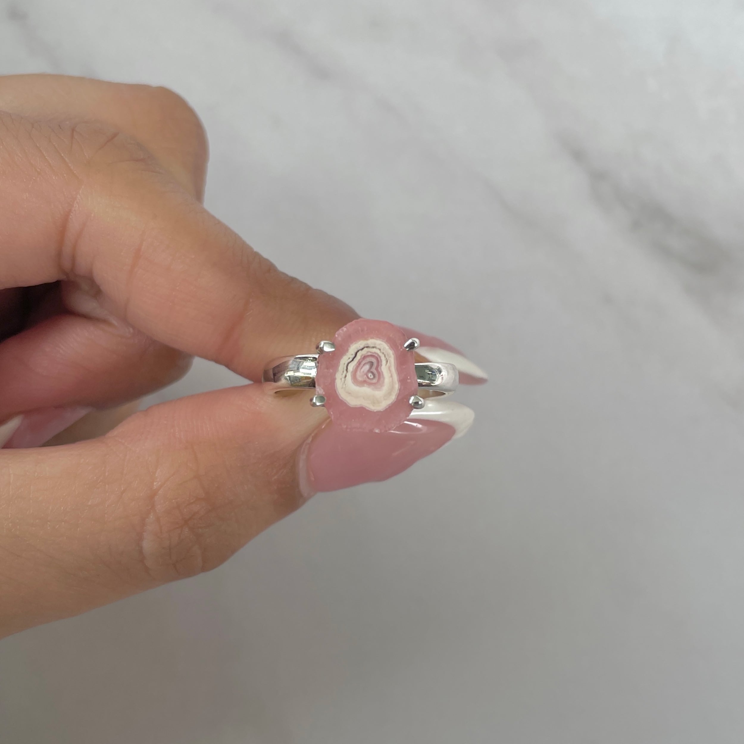 Rhodochrosite Stalactite Ring-(RDC-R-163.)