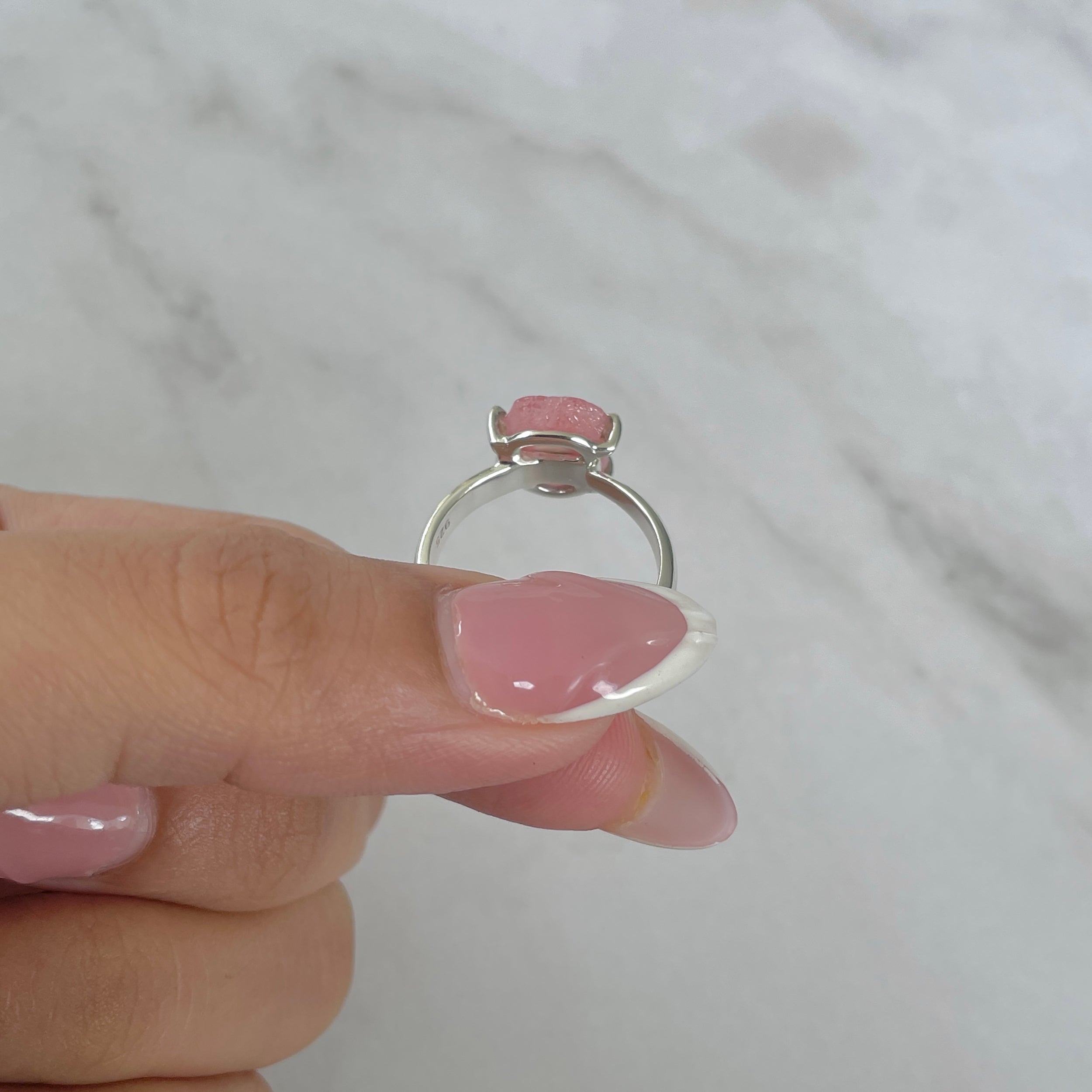 Rhodochrosite Stalactite Ring-(RDC-R-163.)