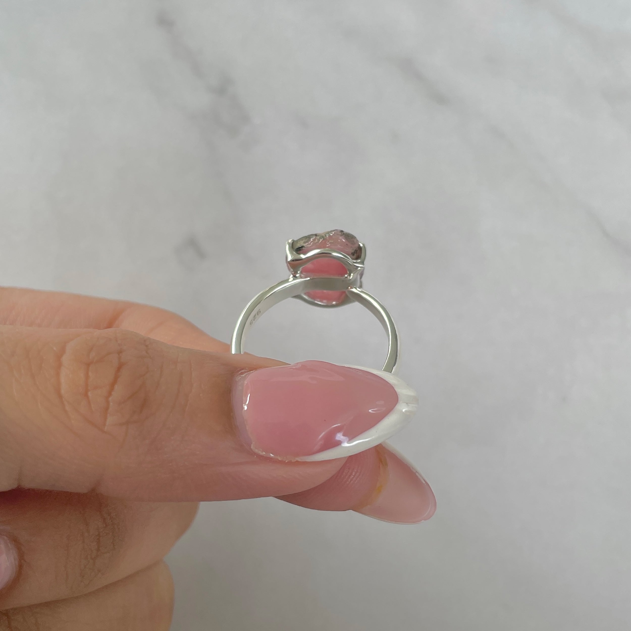 Rhodochrosite Stalactite Ring-(RDC-R-164.)