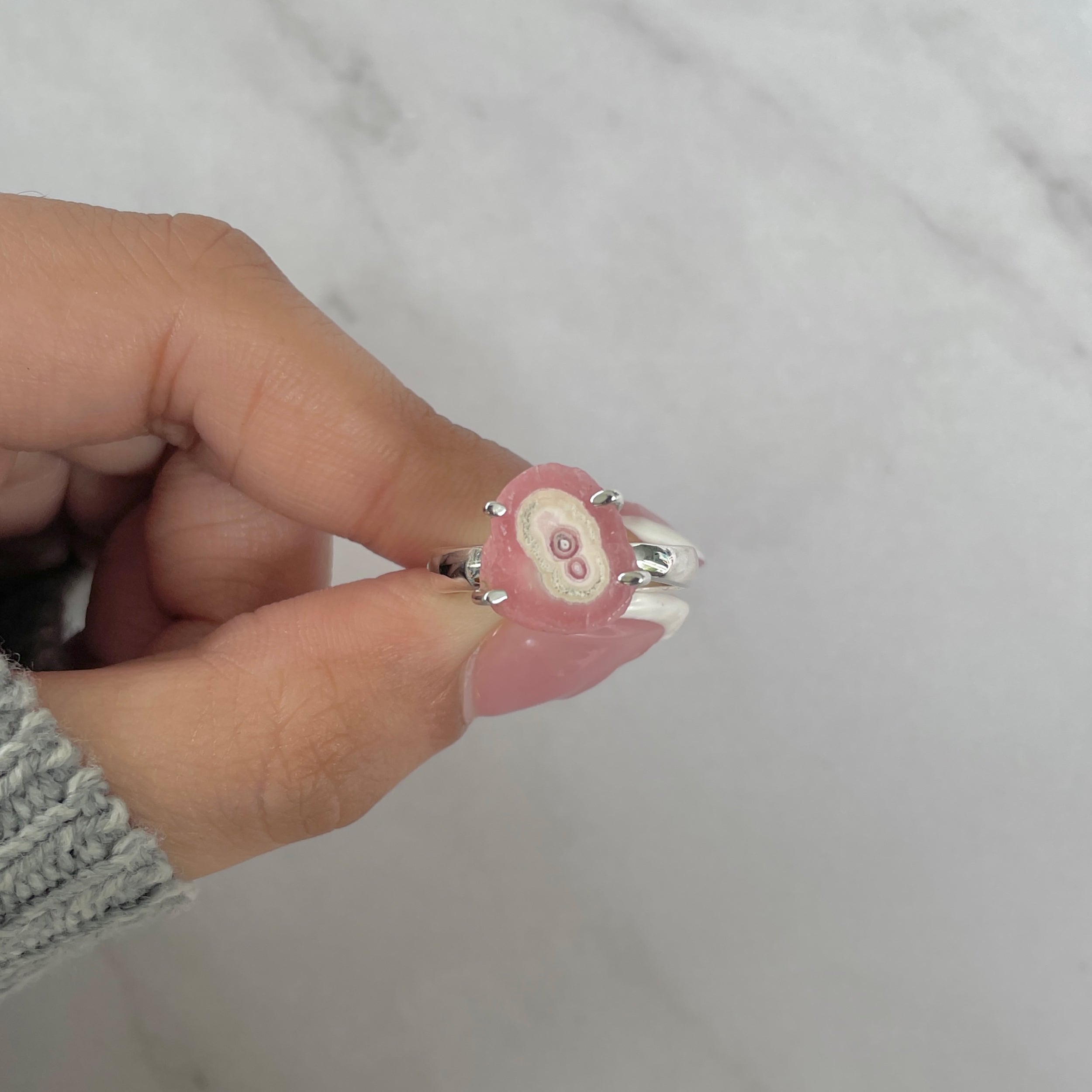 Rhodochrosite Stalactite Ring-(RDC-R-165.)