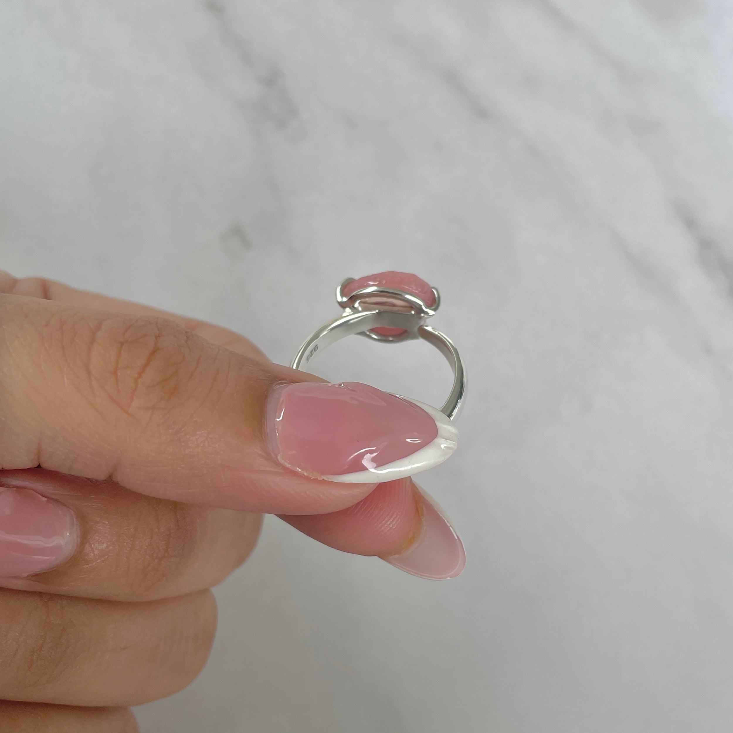 Rhodochrosite Stalactite Ring-(RDC-R-165.)