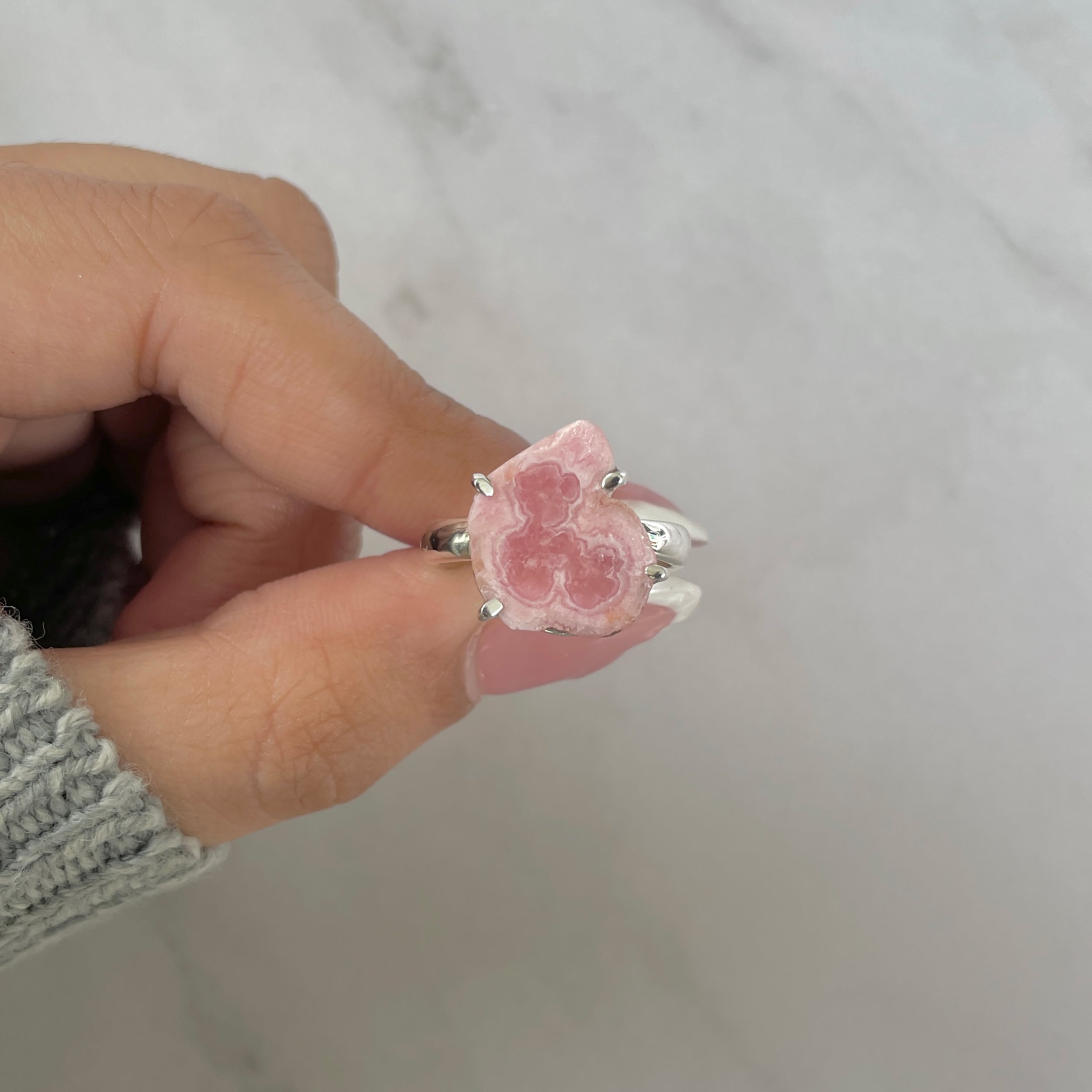 Rhodochrosite Stalactite Ring-(RDC-R-166.)