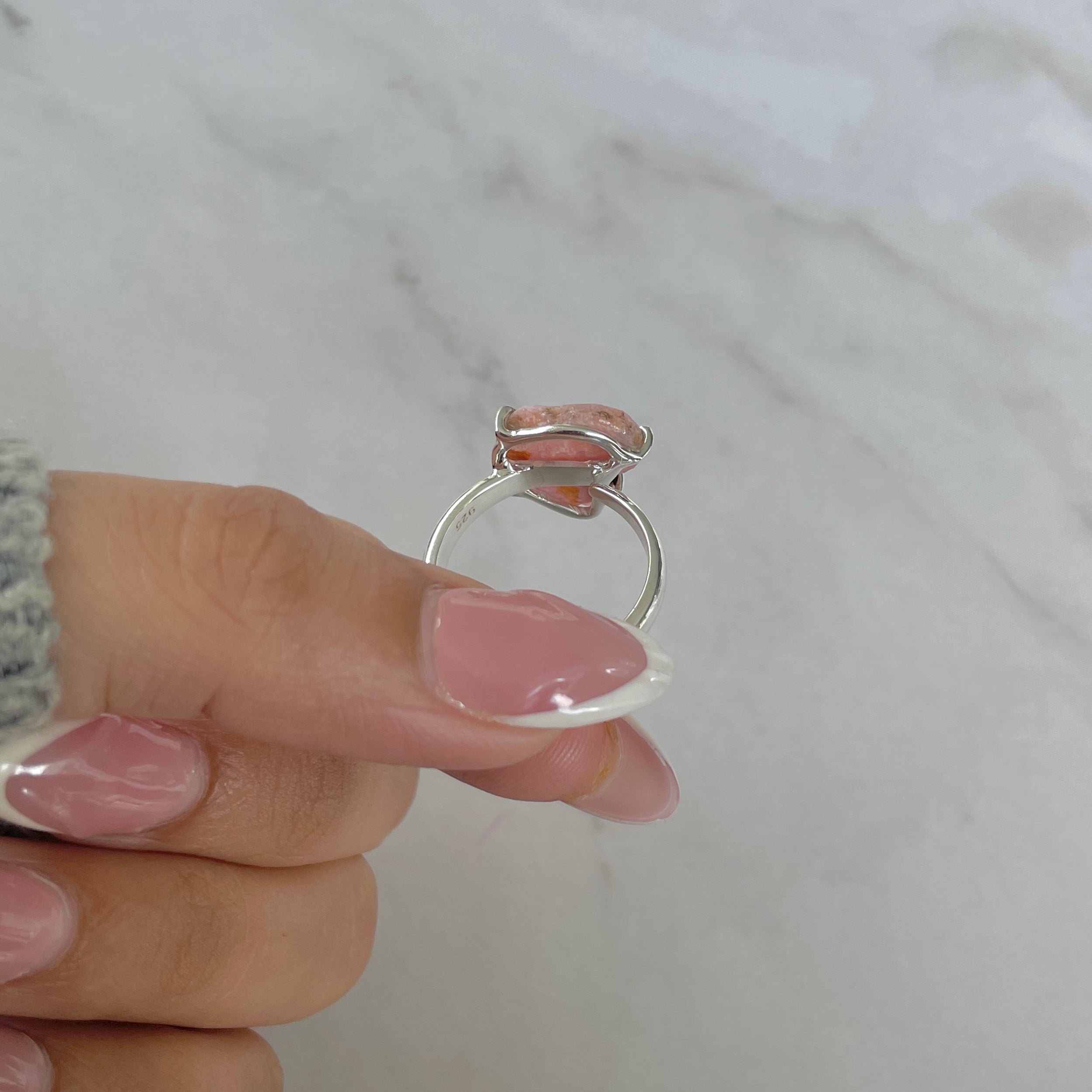 Rhodochrosite Stalactite Ring-(RDC-R-166.)