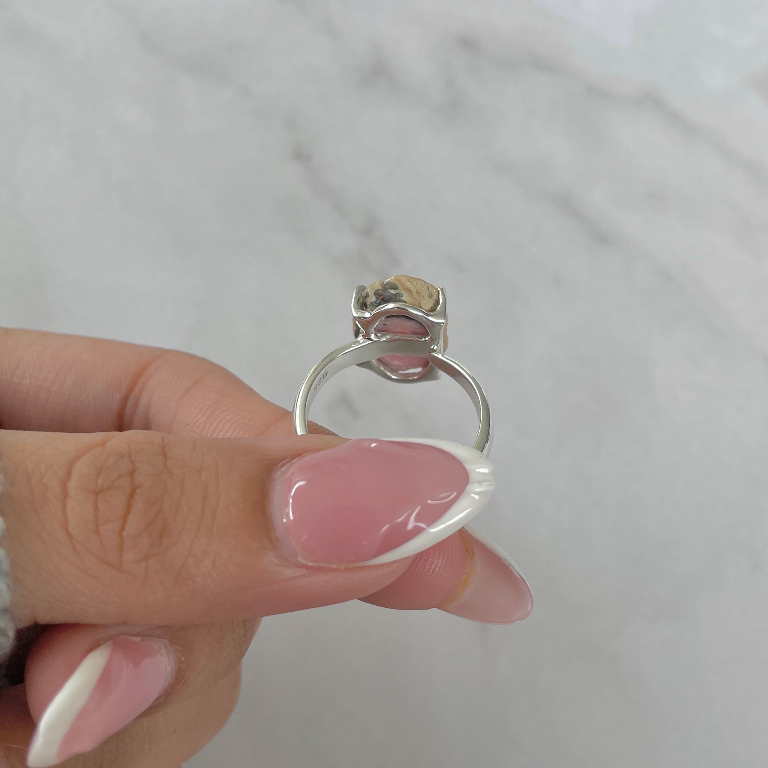 Rhodochrosite Stalactite Ring-(RDC-R-169.)