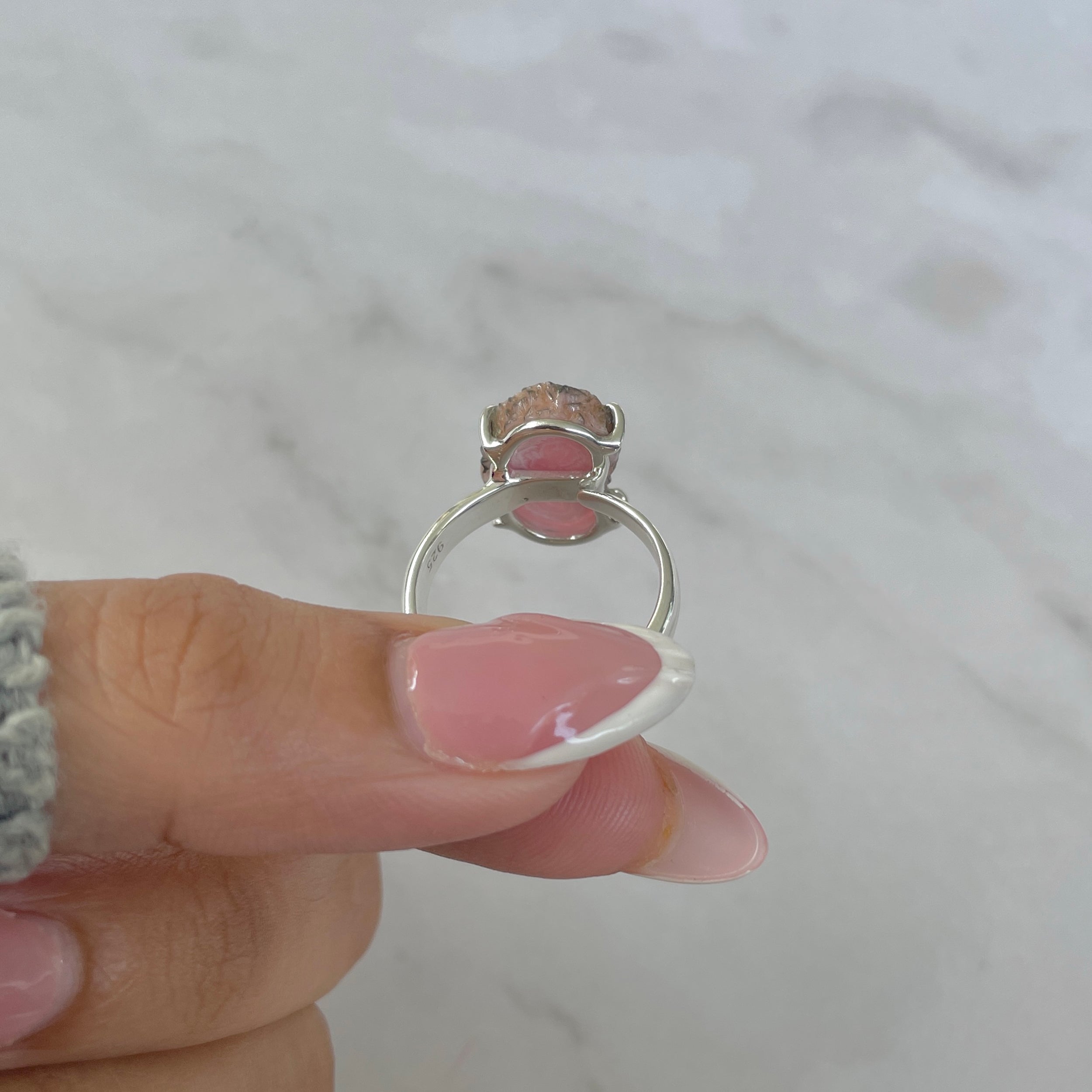 Rhodochrosite Stalactite Ring-(RDC-R-172.)