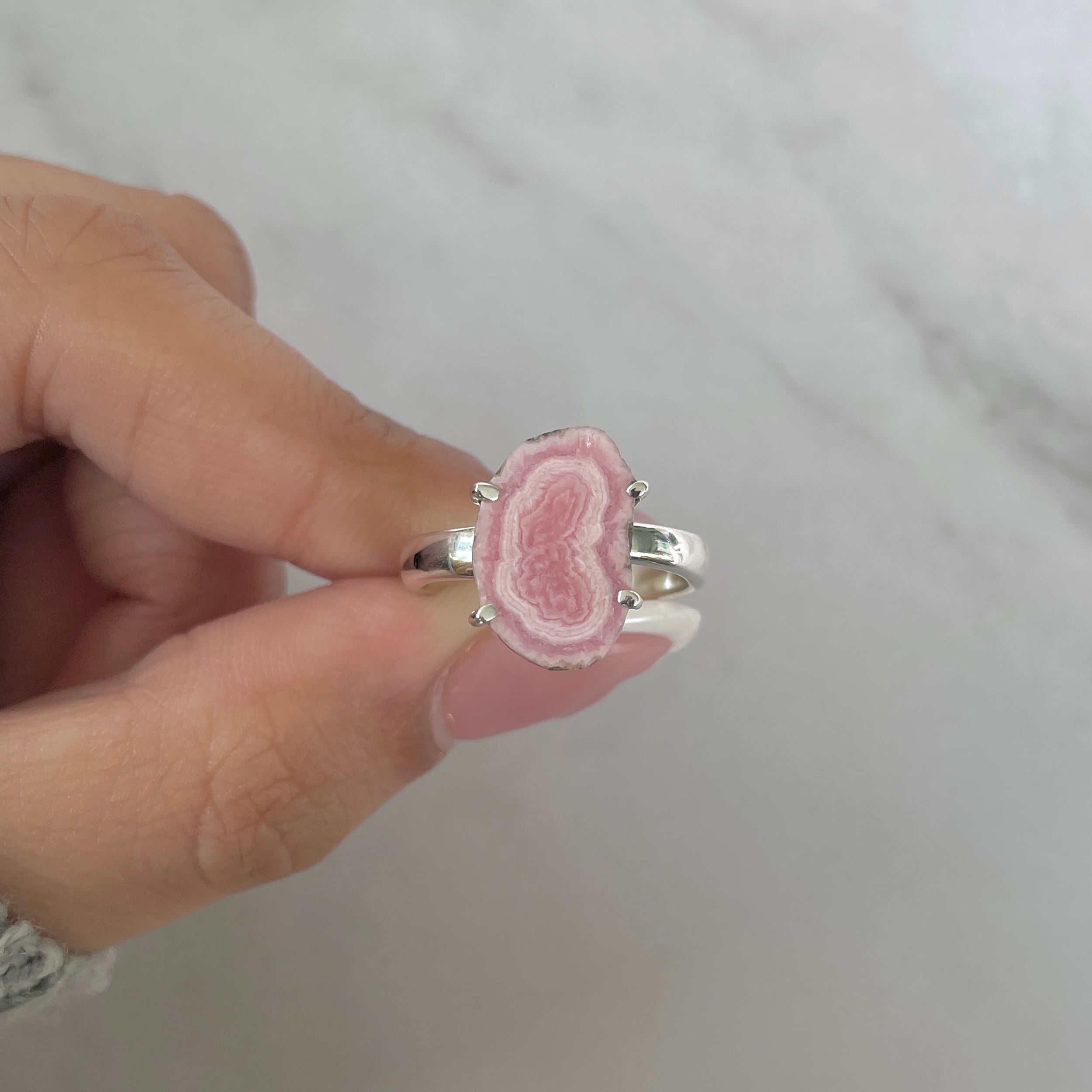 Rhodochrosite Stalactite Ring-(RDC-R-174.)