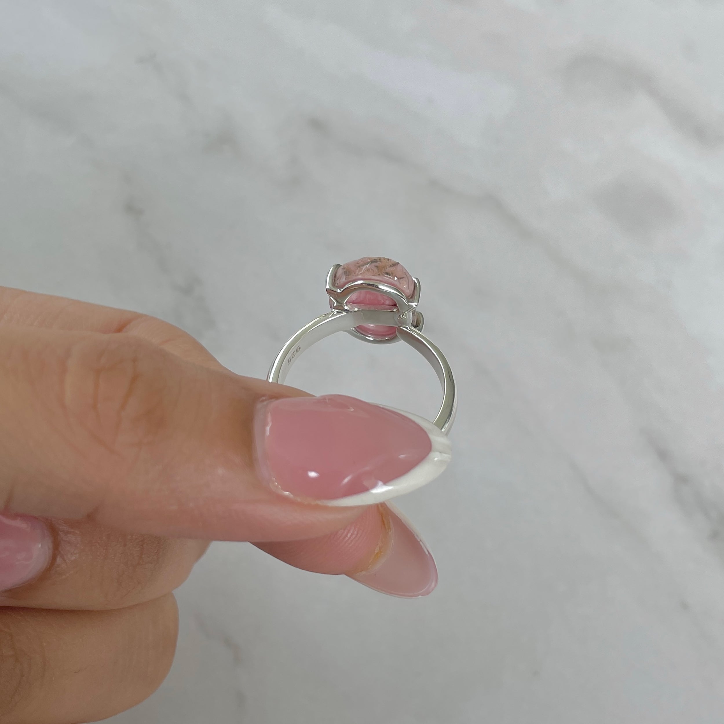 Rhodochrosite Stalactite Ring-(RDC-R-174.)