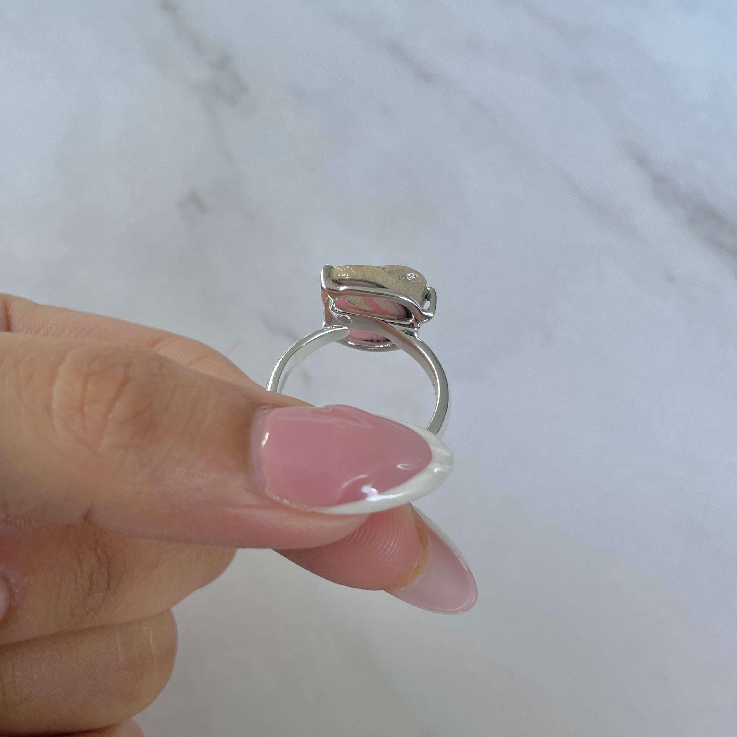 Rhodochrosite Stalactite Ring-(RDC-R-177.)