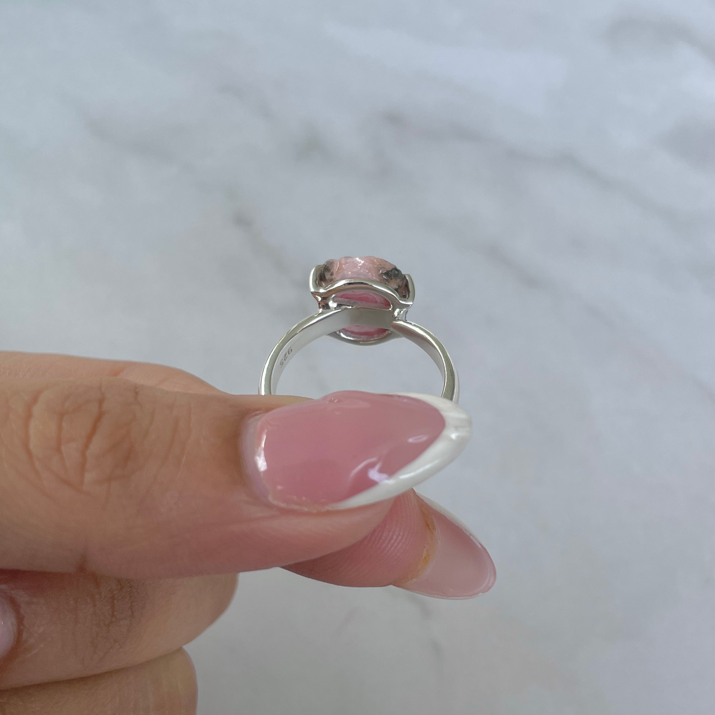 Rhodochrosite Stalactite Ring-(RDC-R-179.)