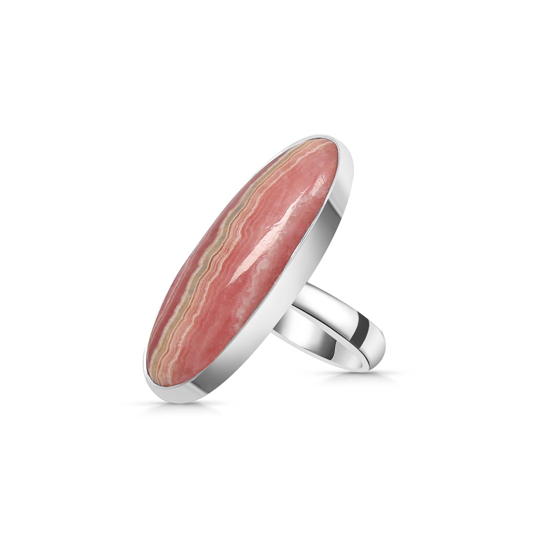 Rhodochrosite Adjustable Ring-(RDC-R-18)