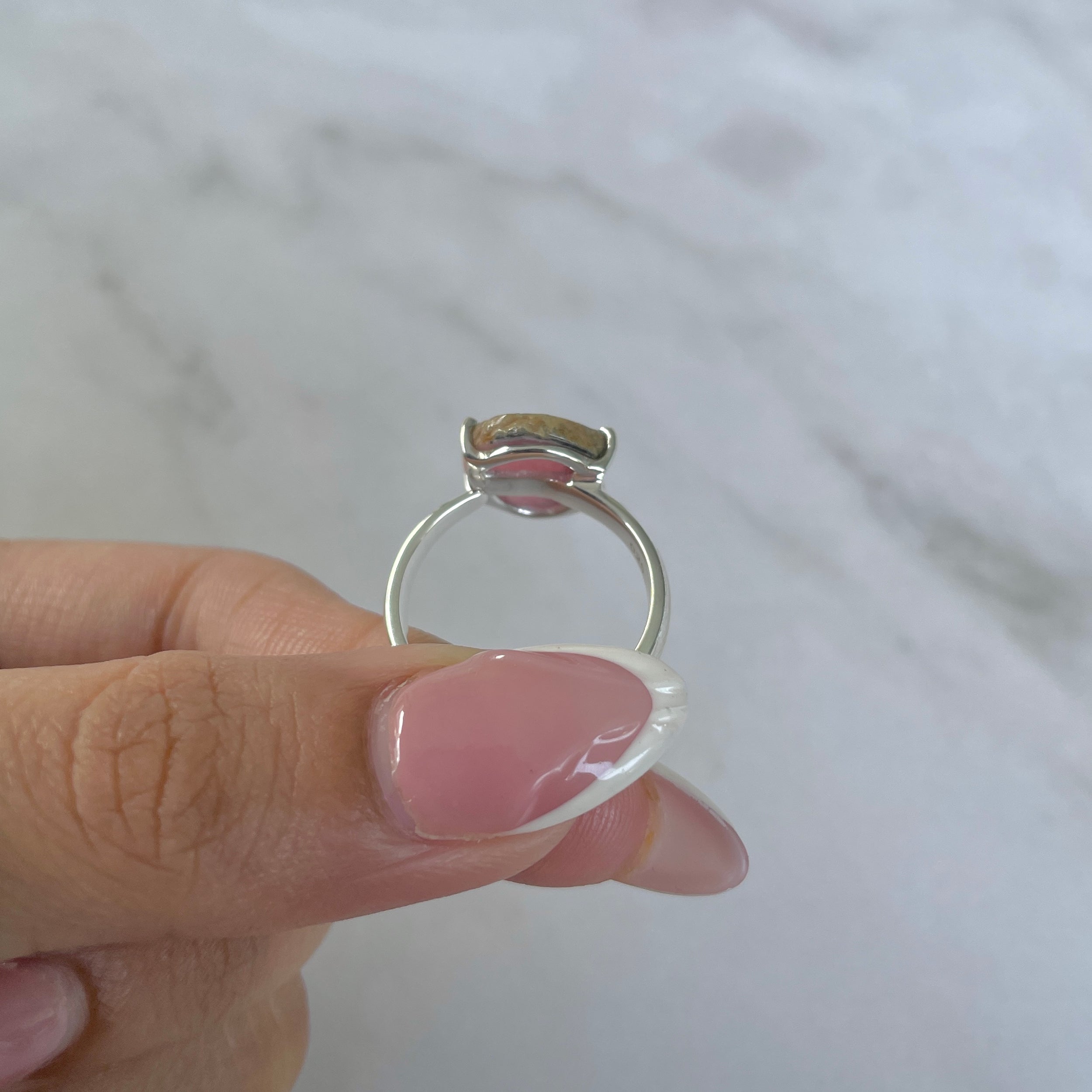 Rhodochrosite Stalactite Ring-(RDC-R-180.)