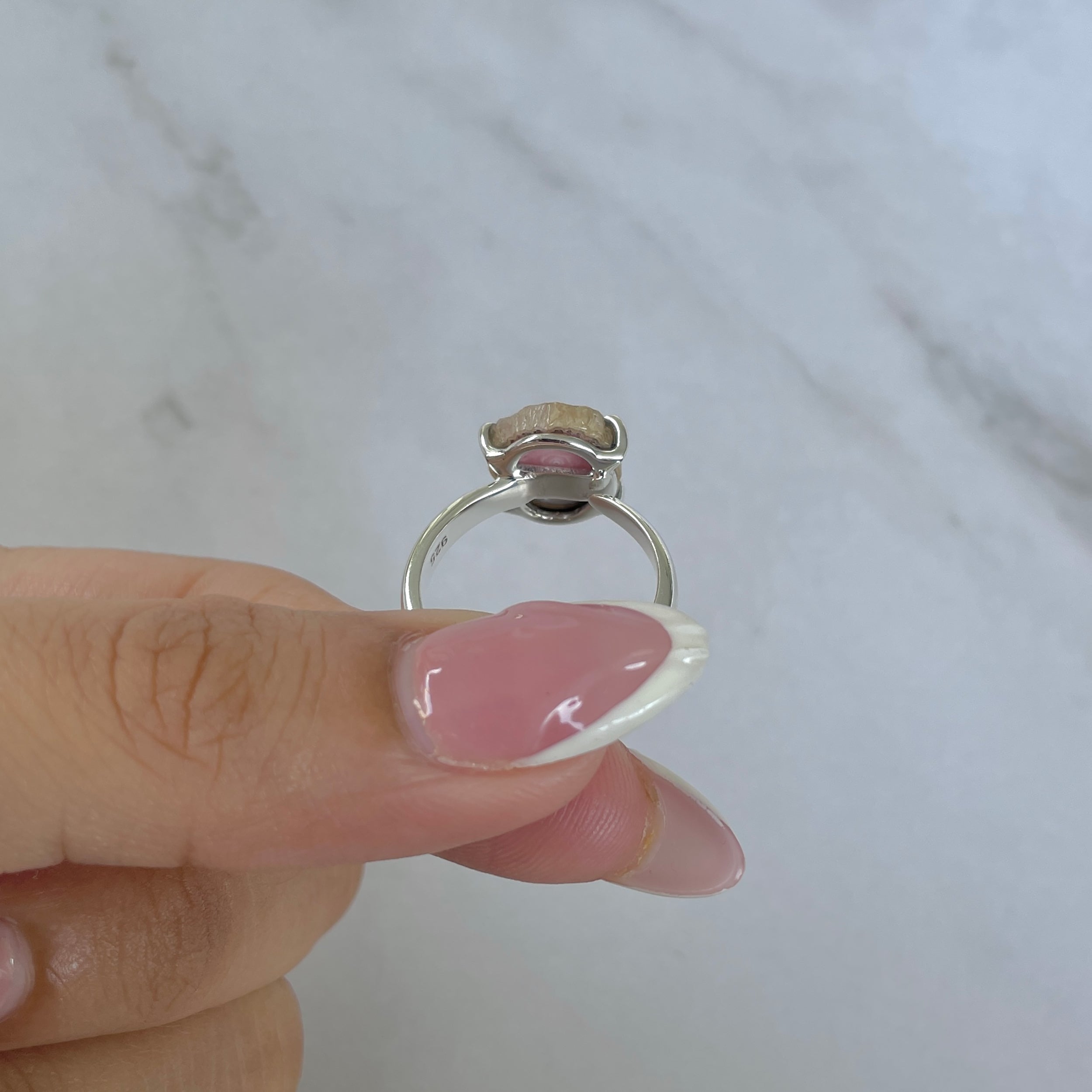 Rhodochrosite Stalactite Ring-(RDC-R-185.)