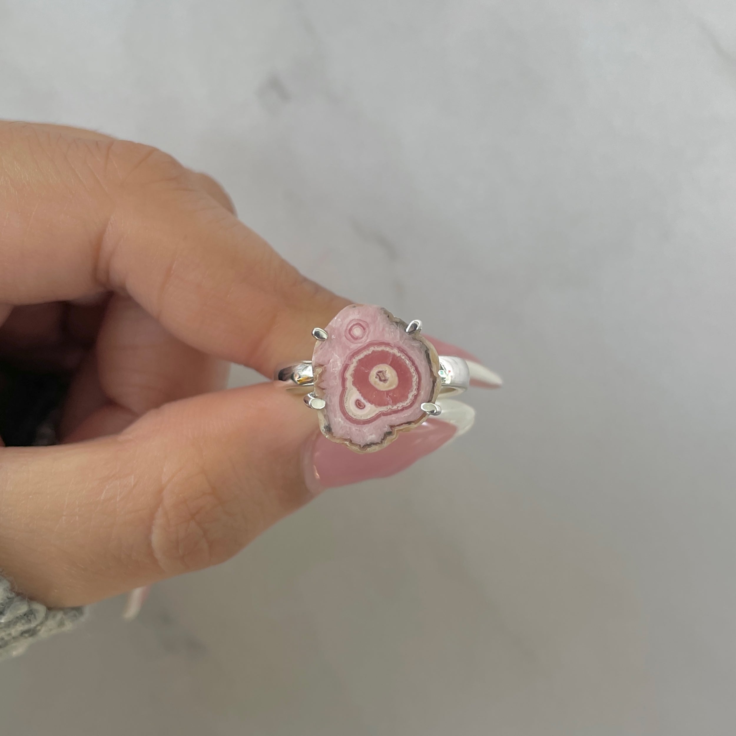 Rhodochrosite Stalactite Ring-(RDC-R-186.)