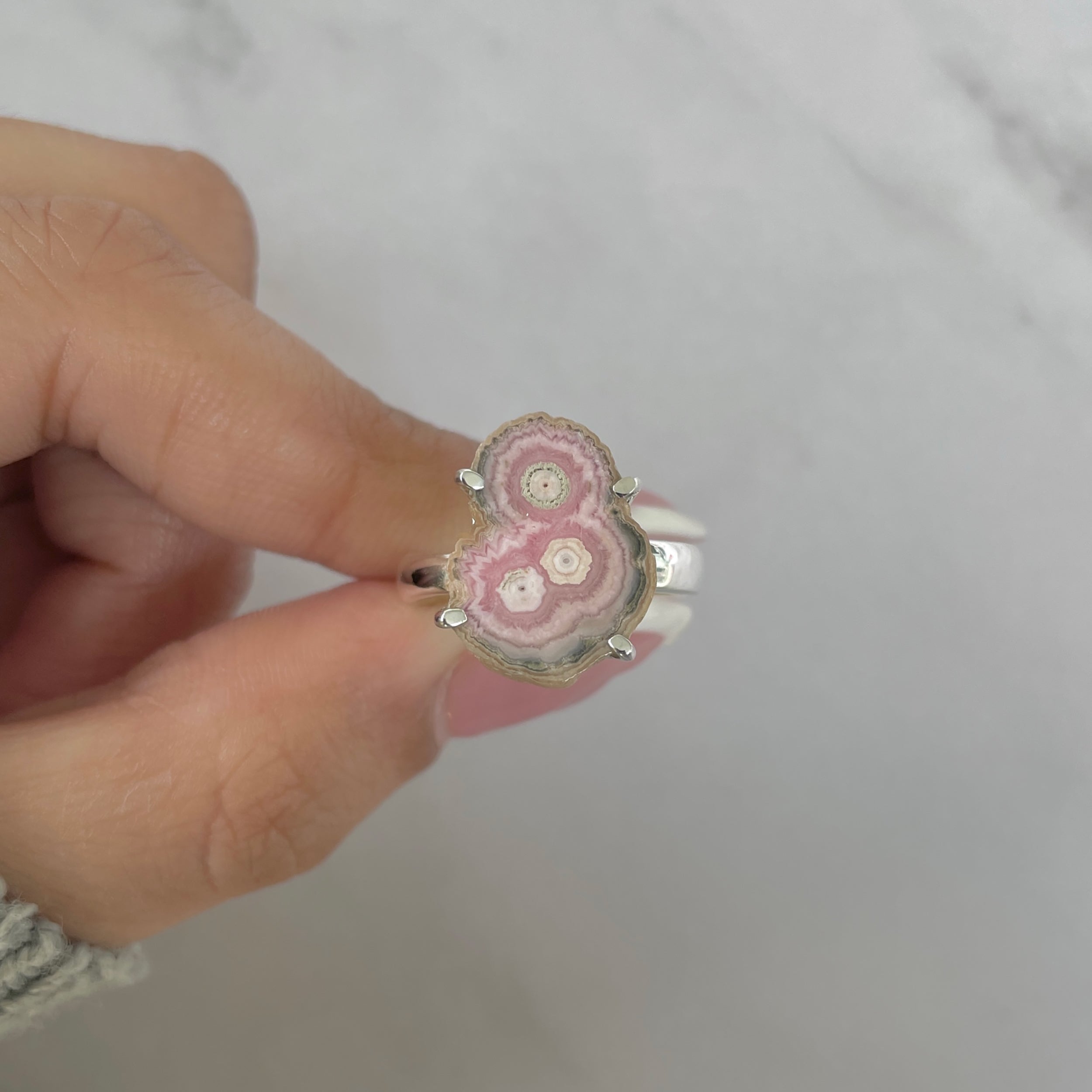 Rhodochrosite Stalactite Ring-(RDC-R-187.)