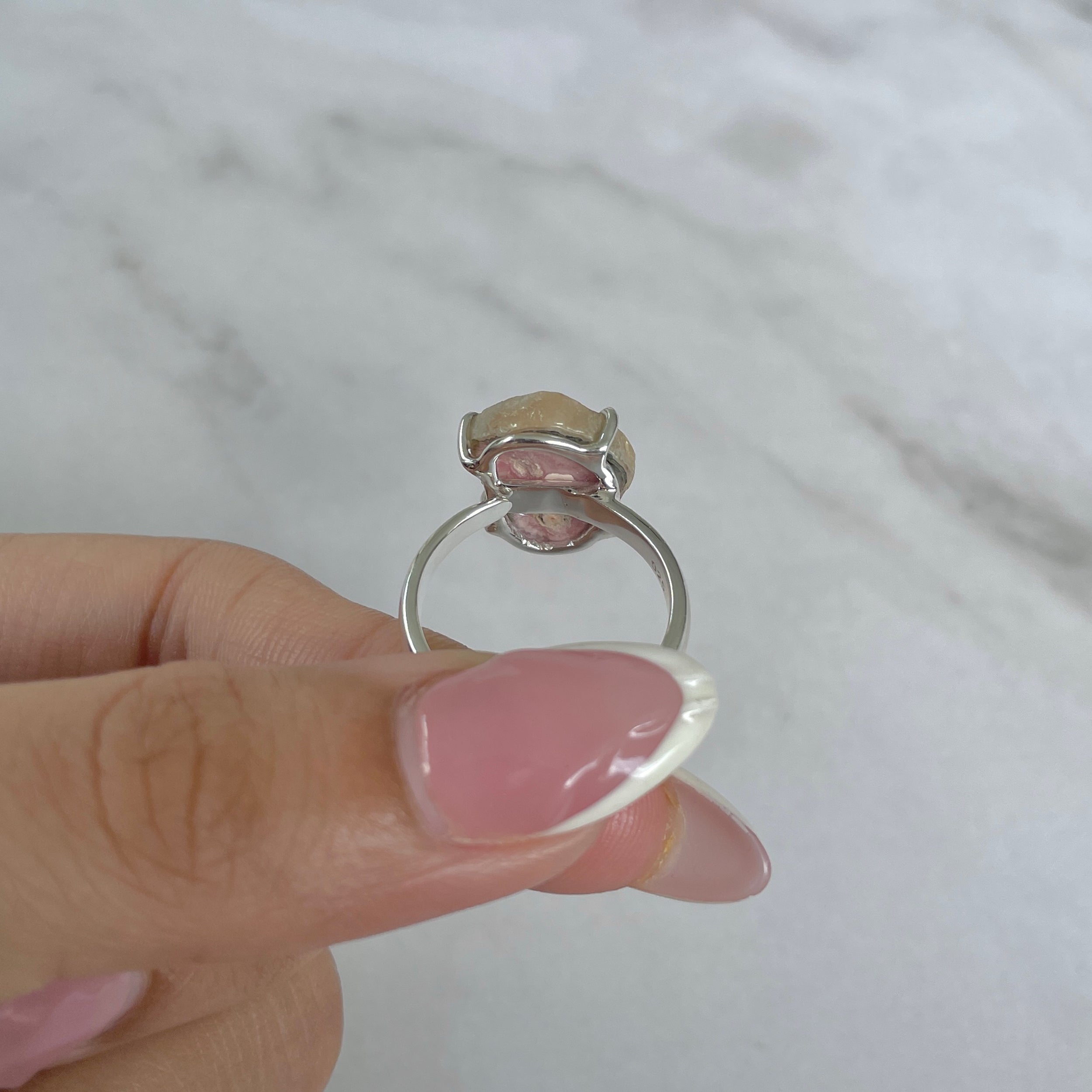 Rhodochrosite Stalactite Ring-(RDC-R-187.)