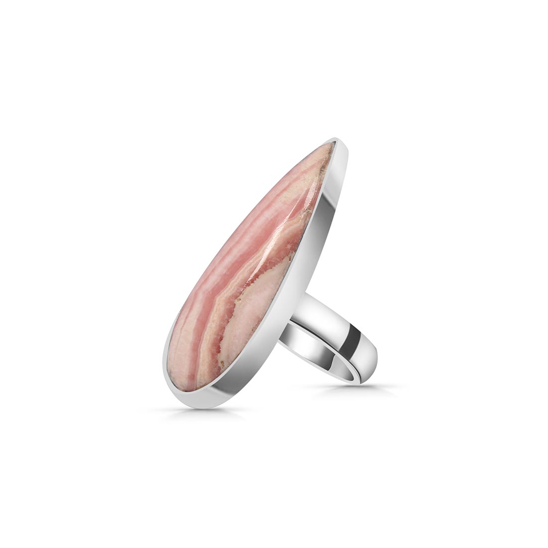Rhodochrosite Adjustable Ring-(RDC-R-19.)