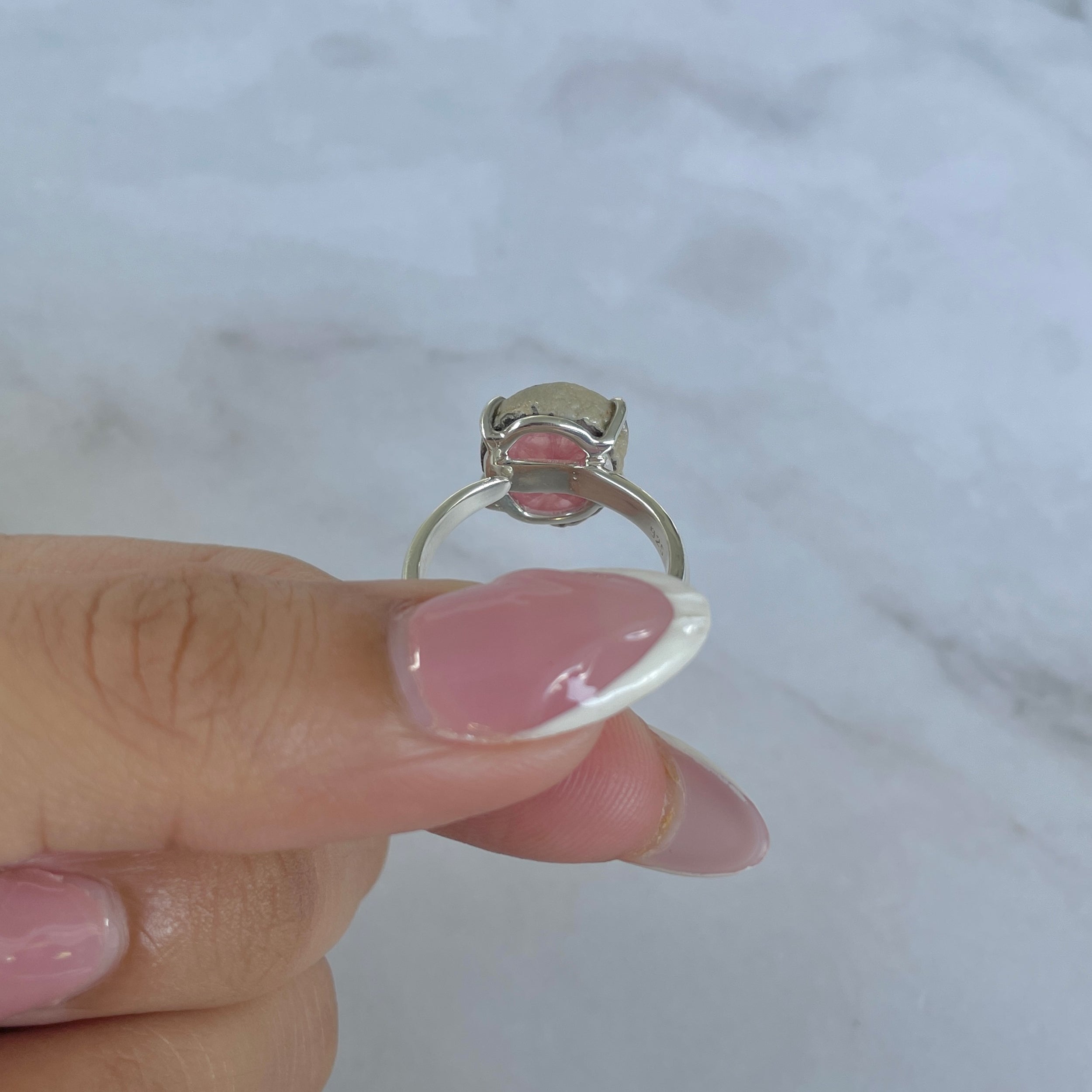 Rhodochrosite Stalactite Ring-(RDC-R-190.)