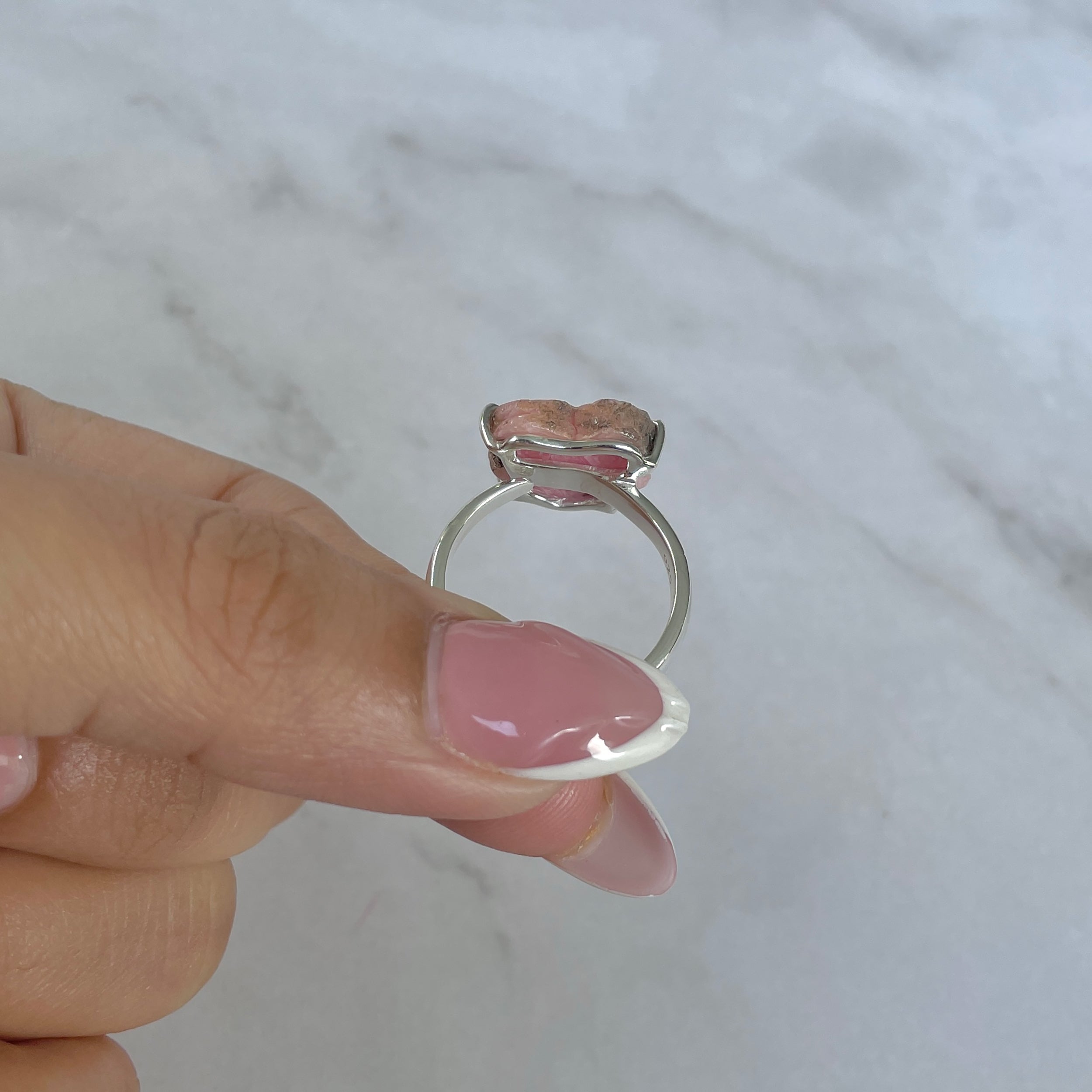 Rhodochrosite Stalactite Ring-(RDC-R-191.)