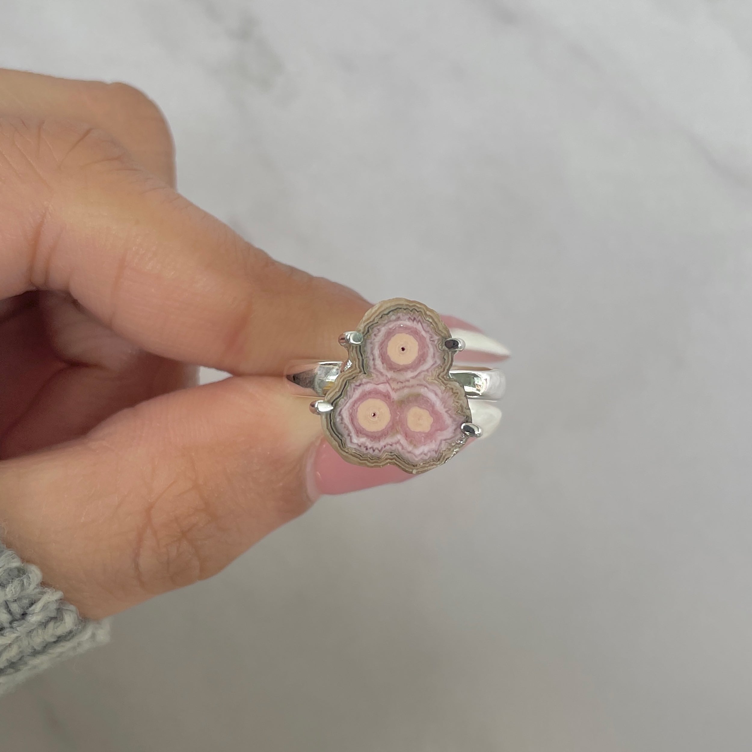 Rhodochrosite Stalactite Ring-(RDC-R-192.)