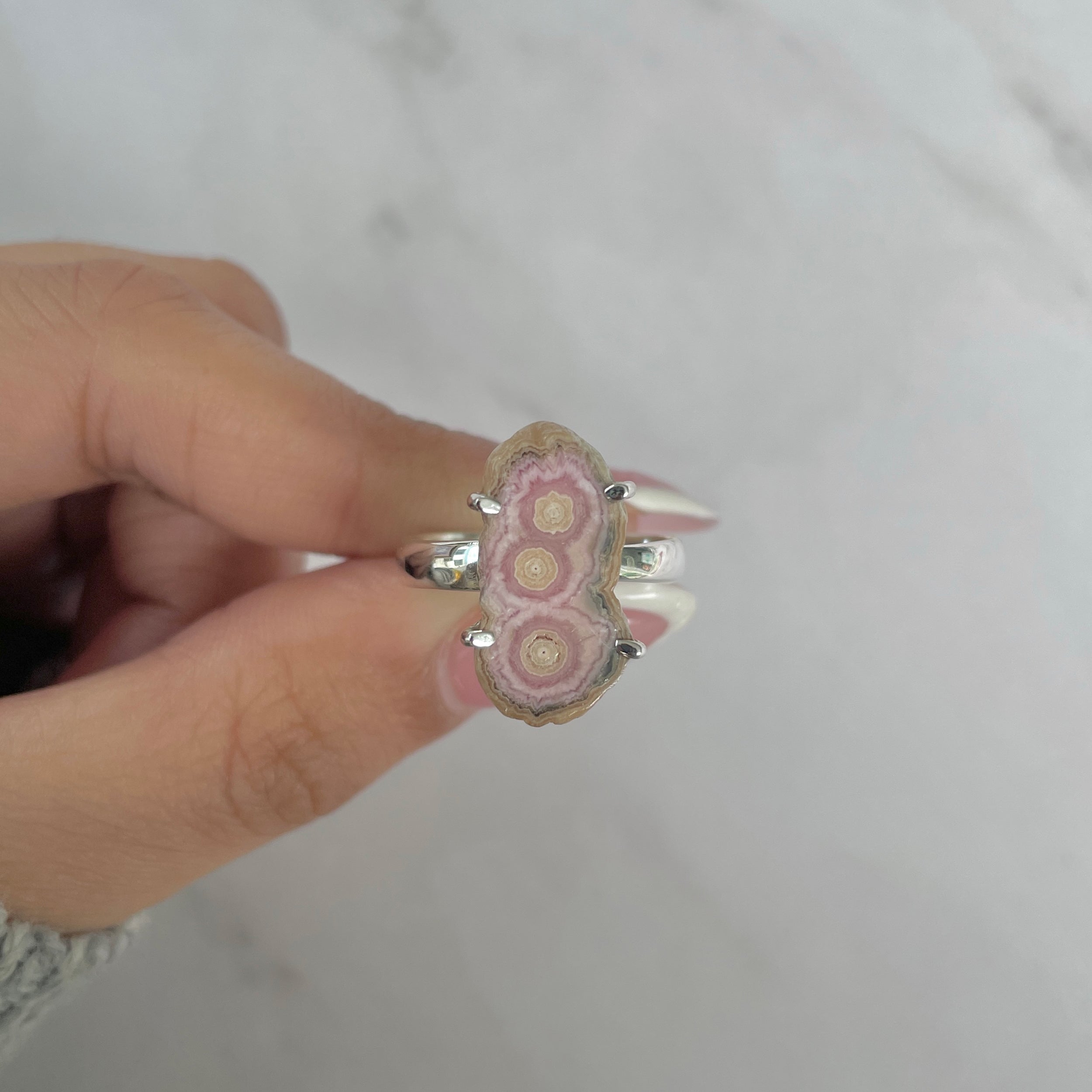 Rhodochrosite Stalactite Ring-(RDC-R-193.)