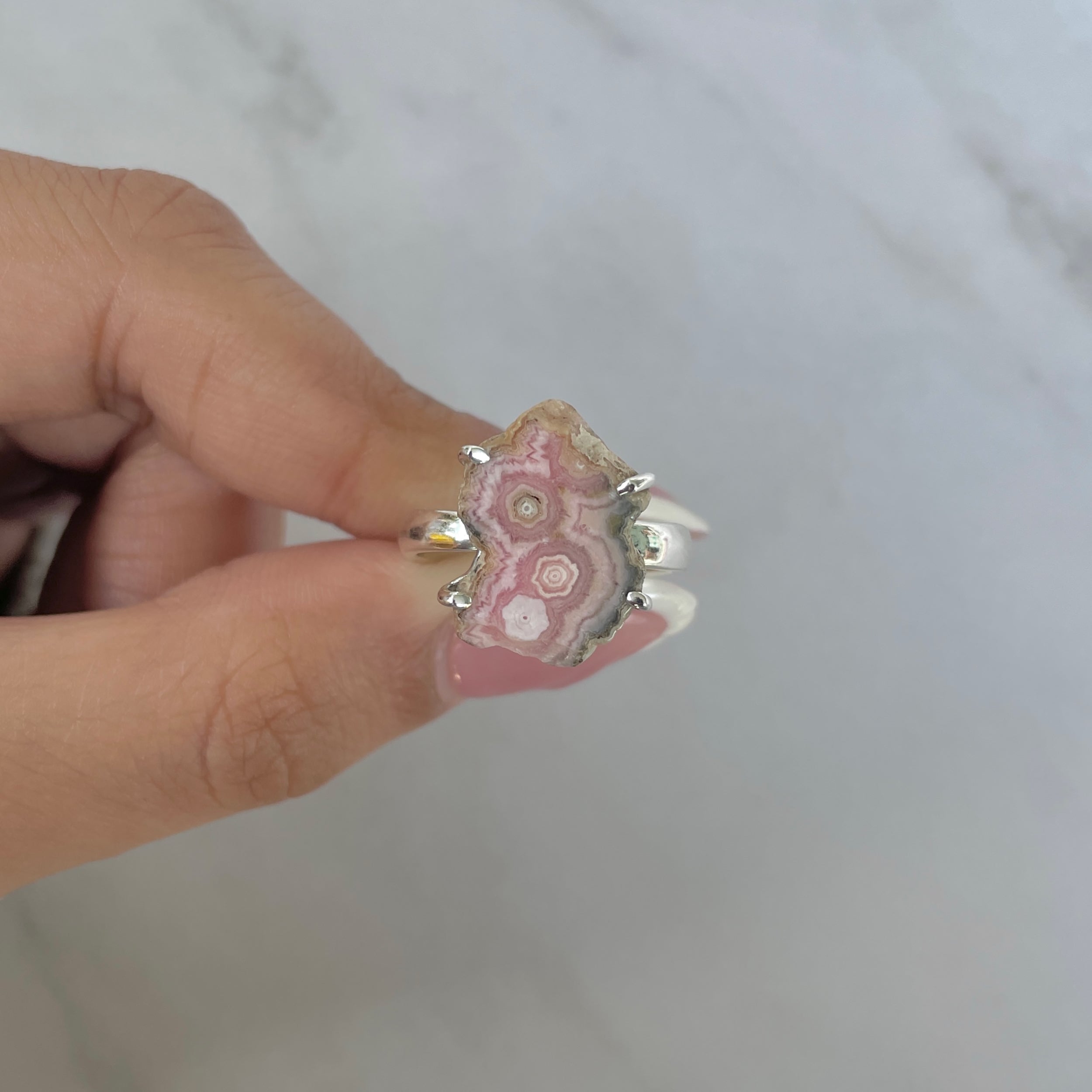 Rhodochrosite Stalactite Ring-(RDC-R-194.)