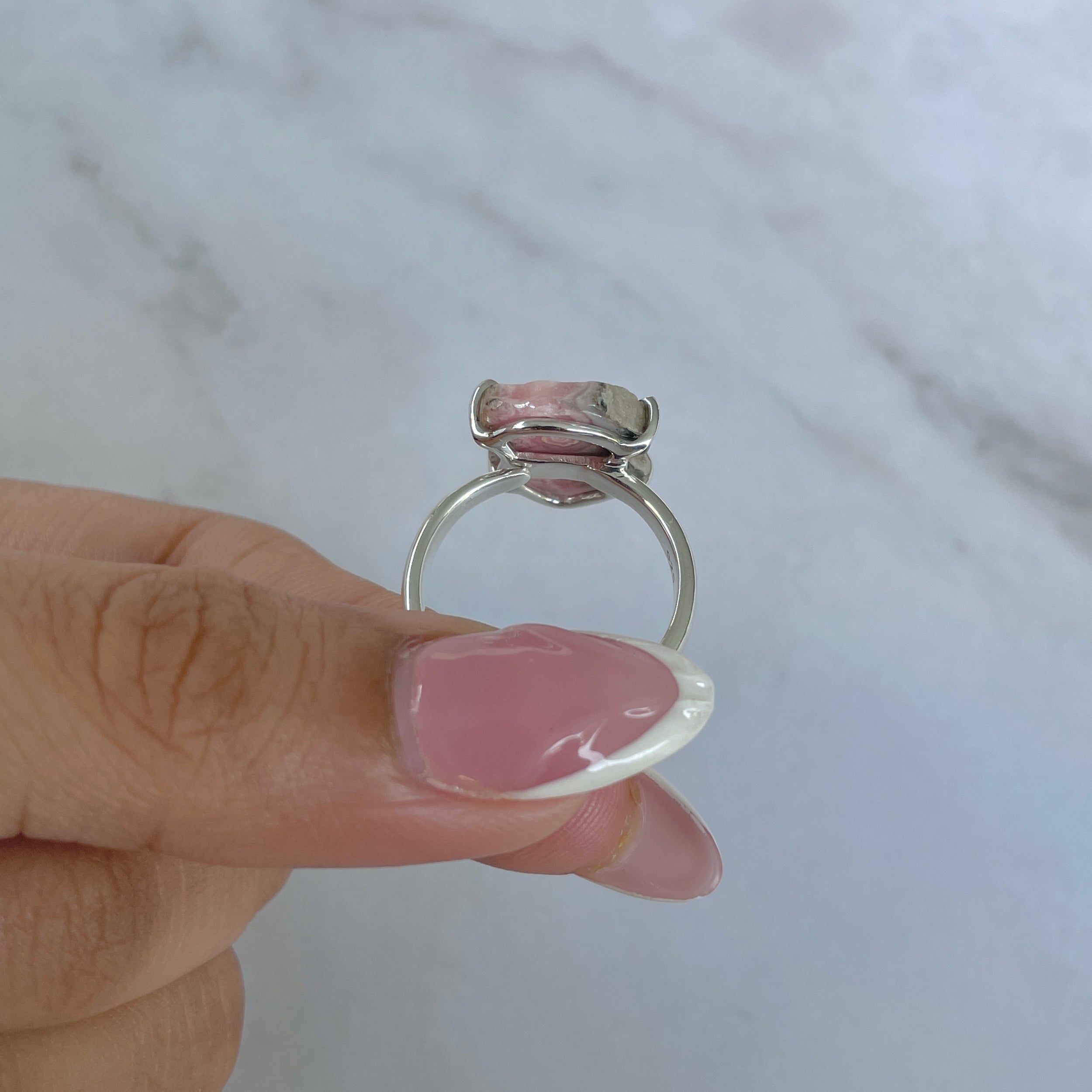 Rhodochrosite Stalactite Ring-(RDC-R-194.)