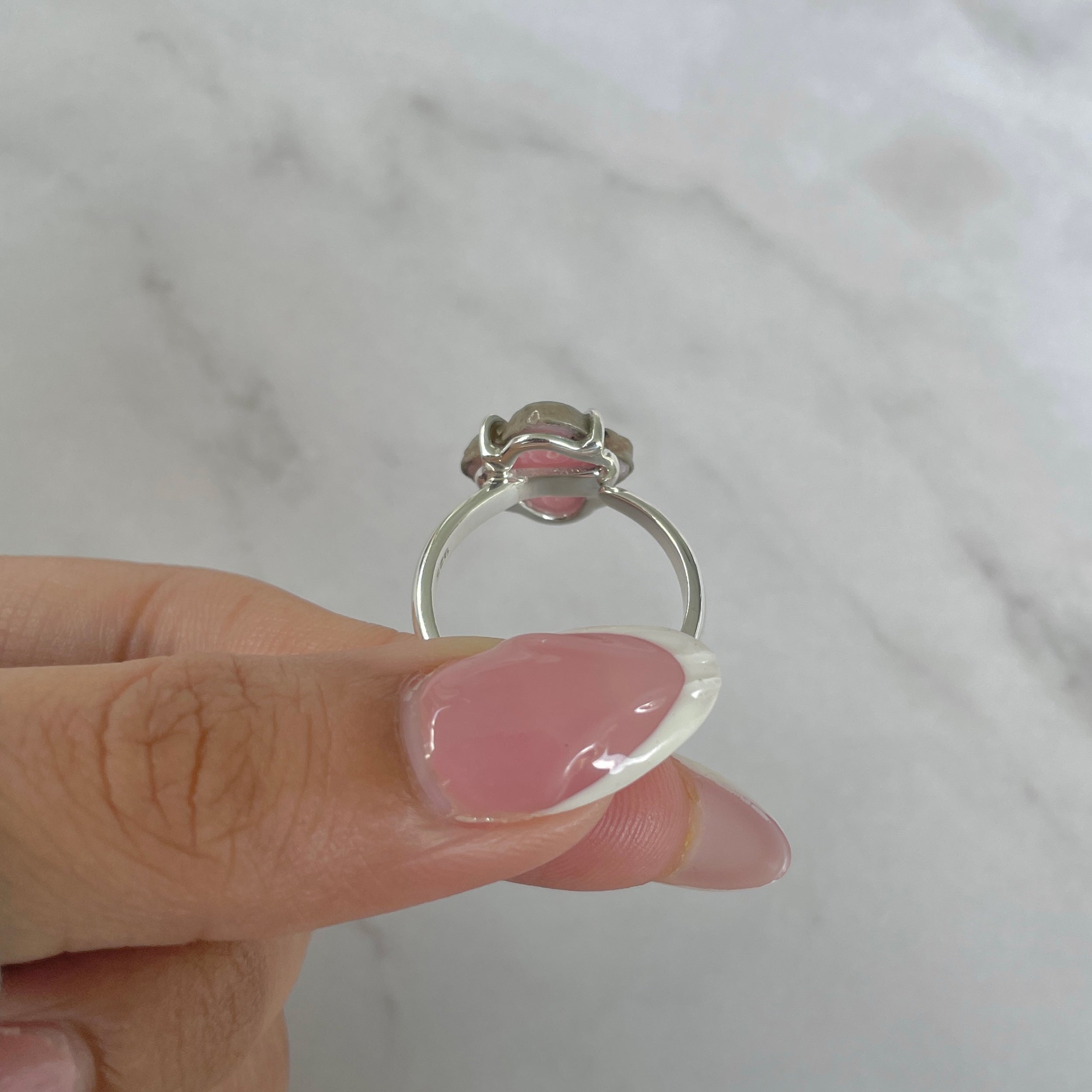 Rhodochrosite Stalactite Ring-(RDC-R-195.)