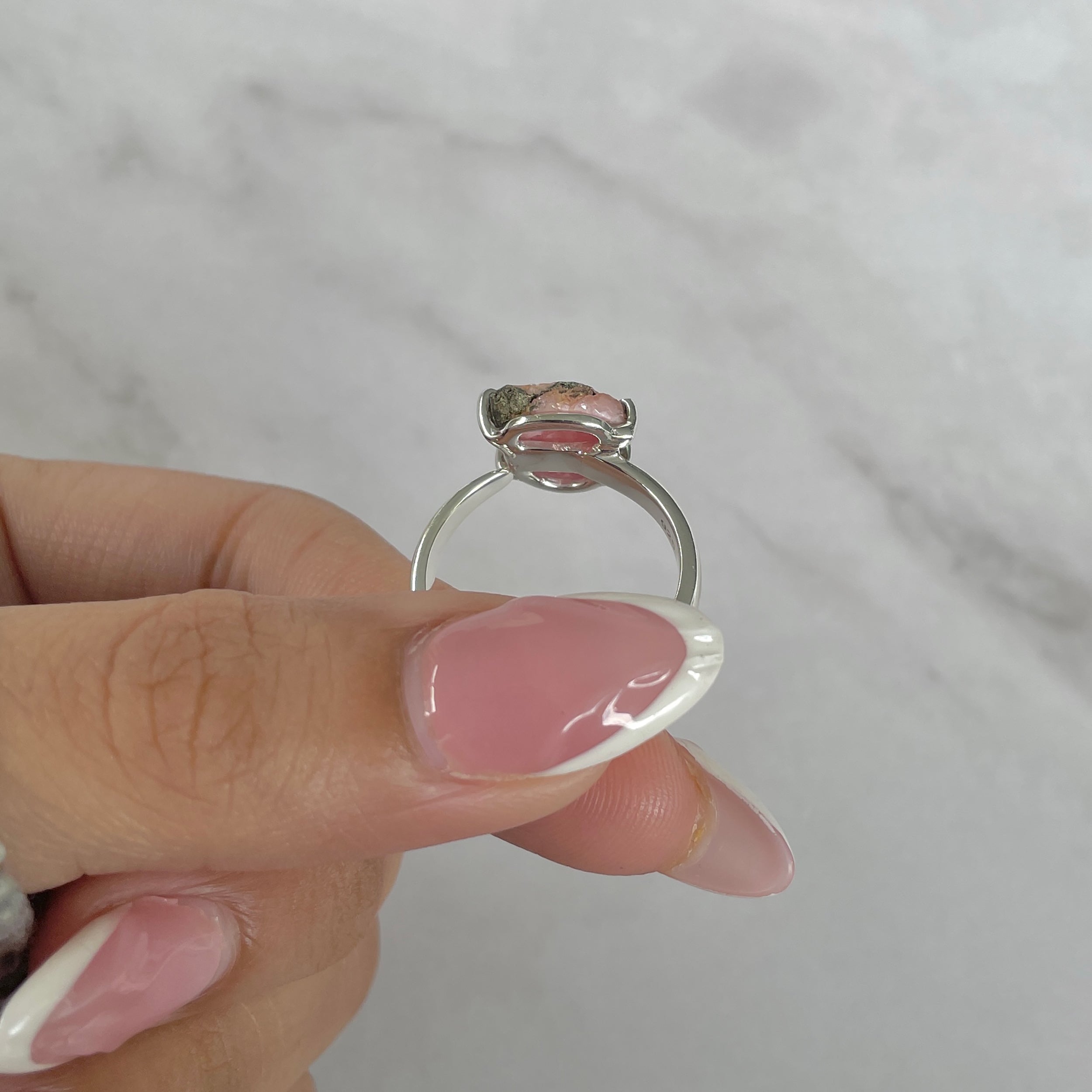 Rhodochrosite Stalactite Ring-(RDC-R-197.)