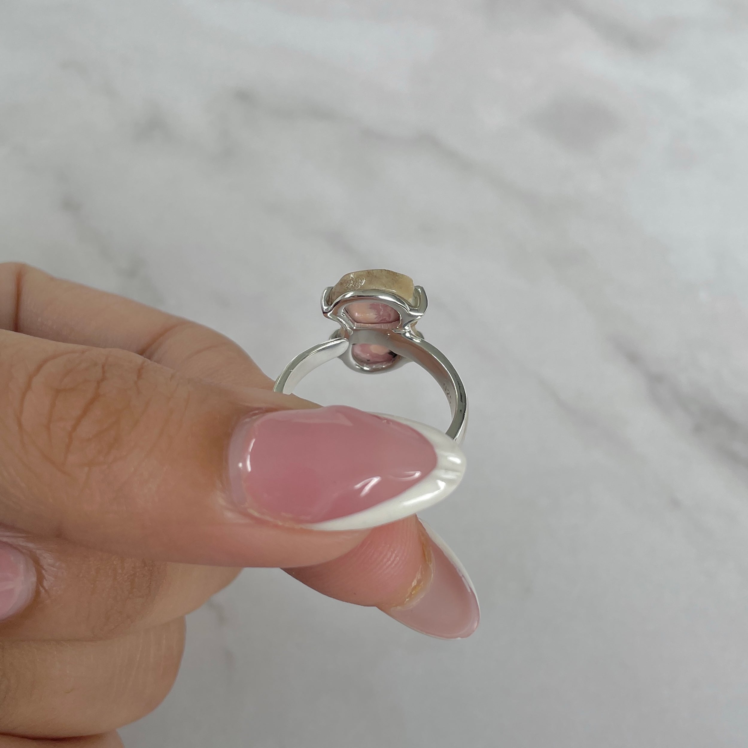 Rhodochrosite Stalactite Ring-(RDC-R-198.)