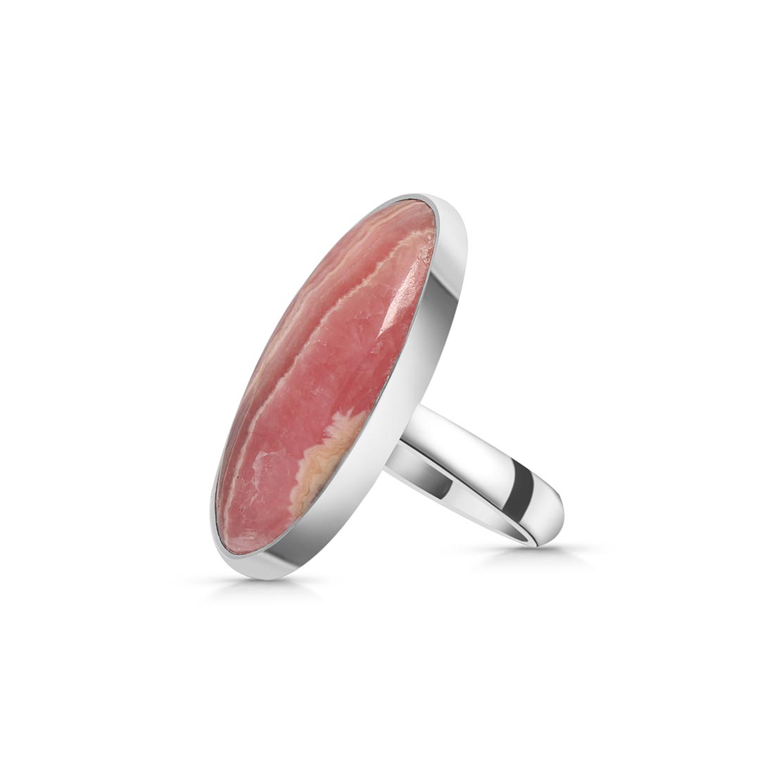 Rhodochrosite Adjustable Ring-(RDC-R-20)