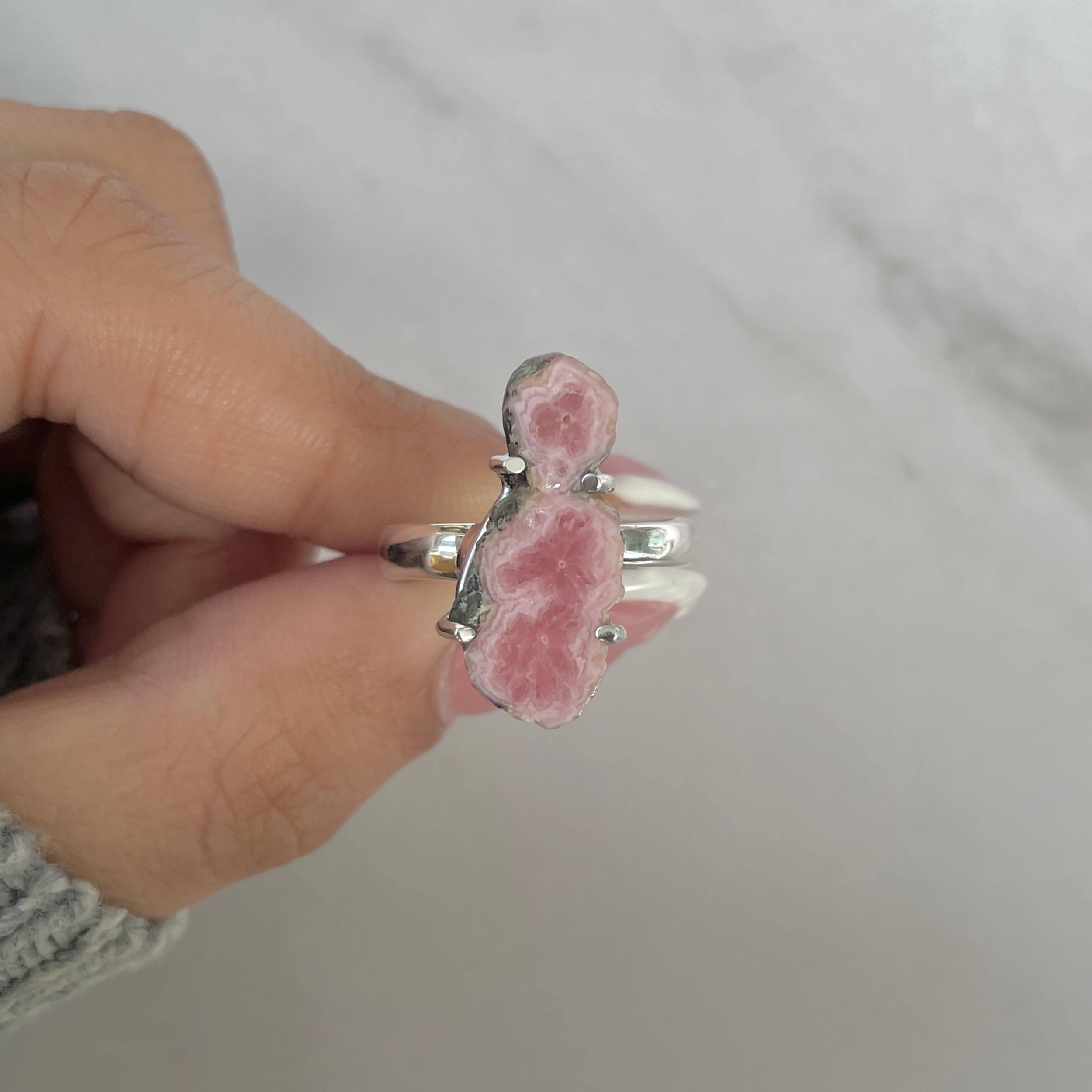 Rhodochrosite Stalactite Ring-(RDC-R-200.)