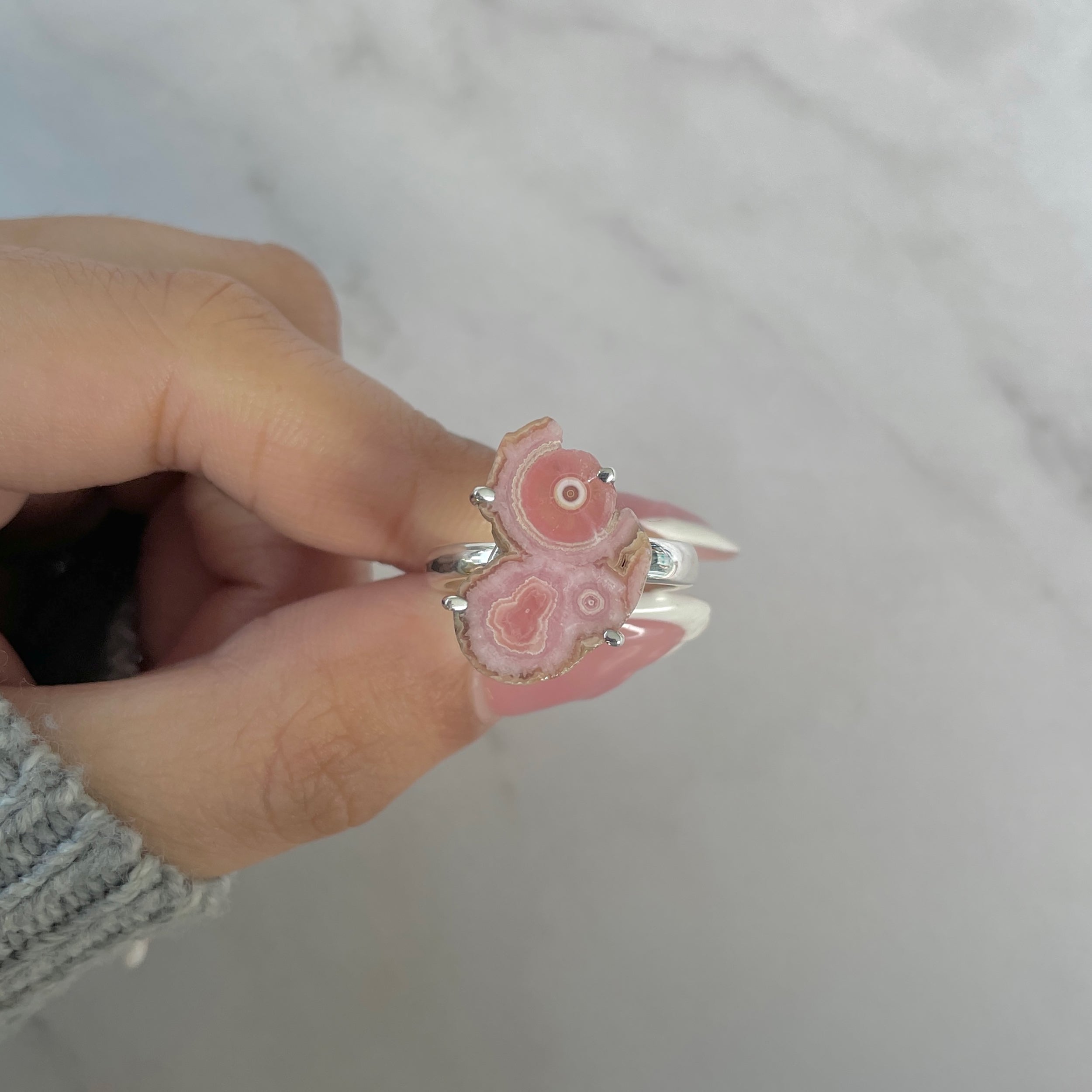 Rhodochrosite Stalactite Ring-(RDC-R-201.)