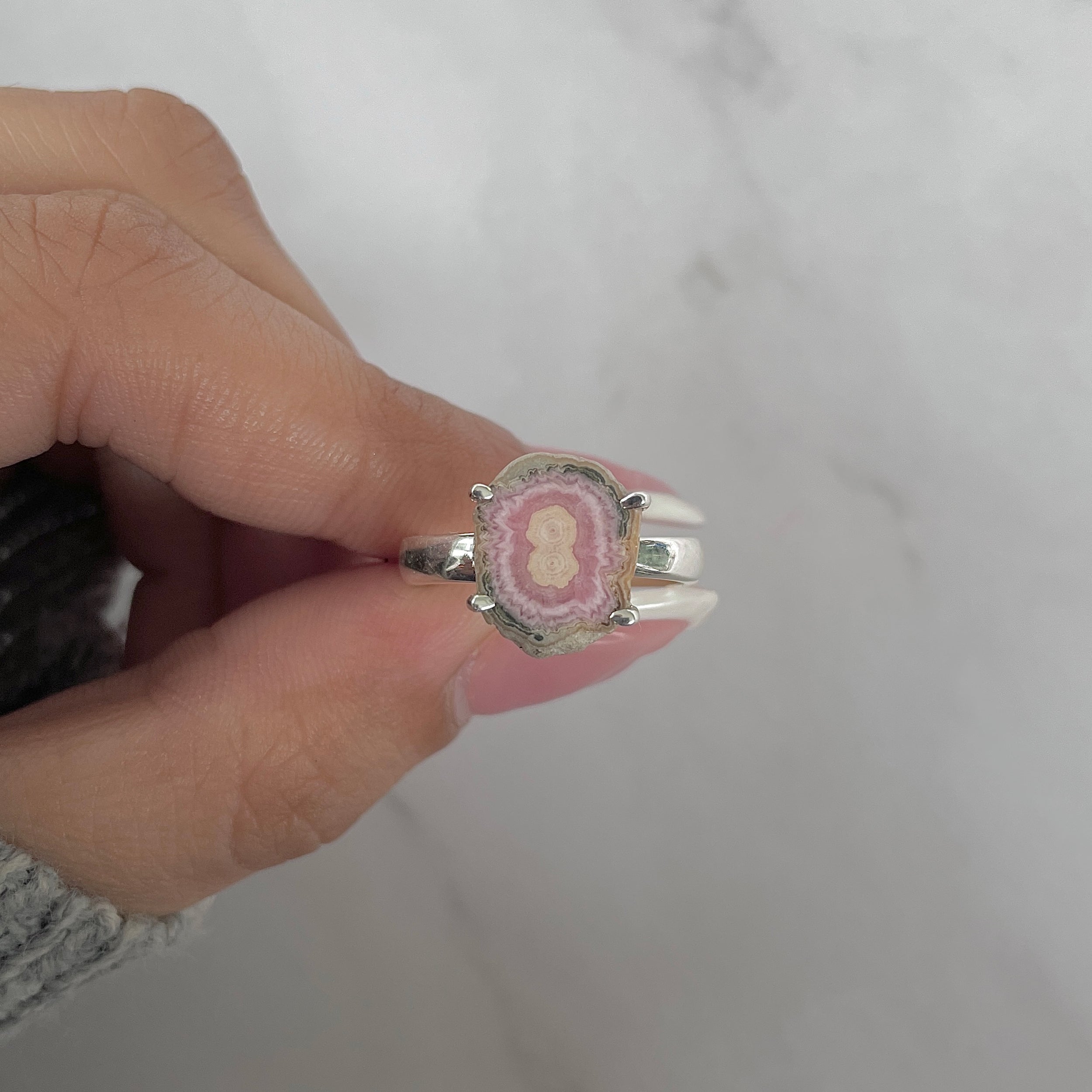Rhodochrosite Stalactite Ring-(RDC-R-203.)