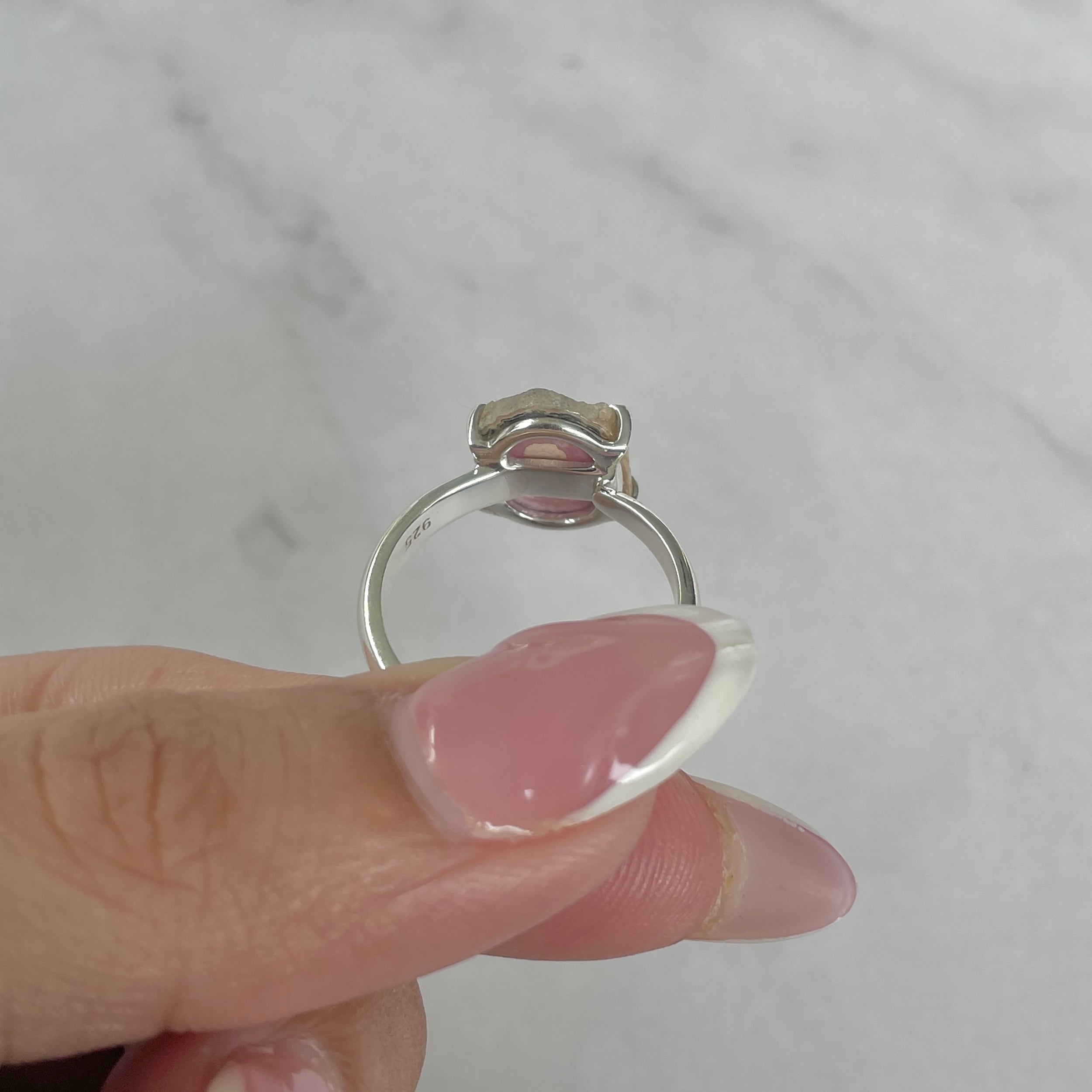 Rhodochrosite Stalactite Ring-(RDC-R-203.)