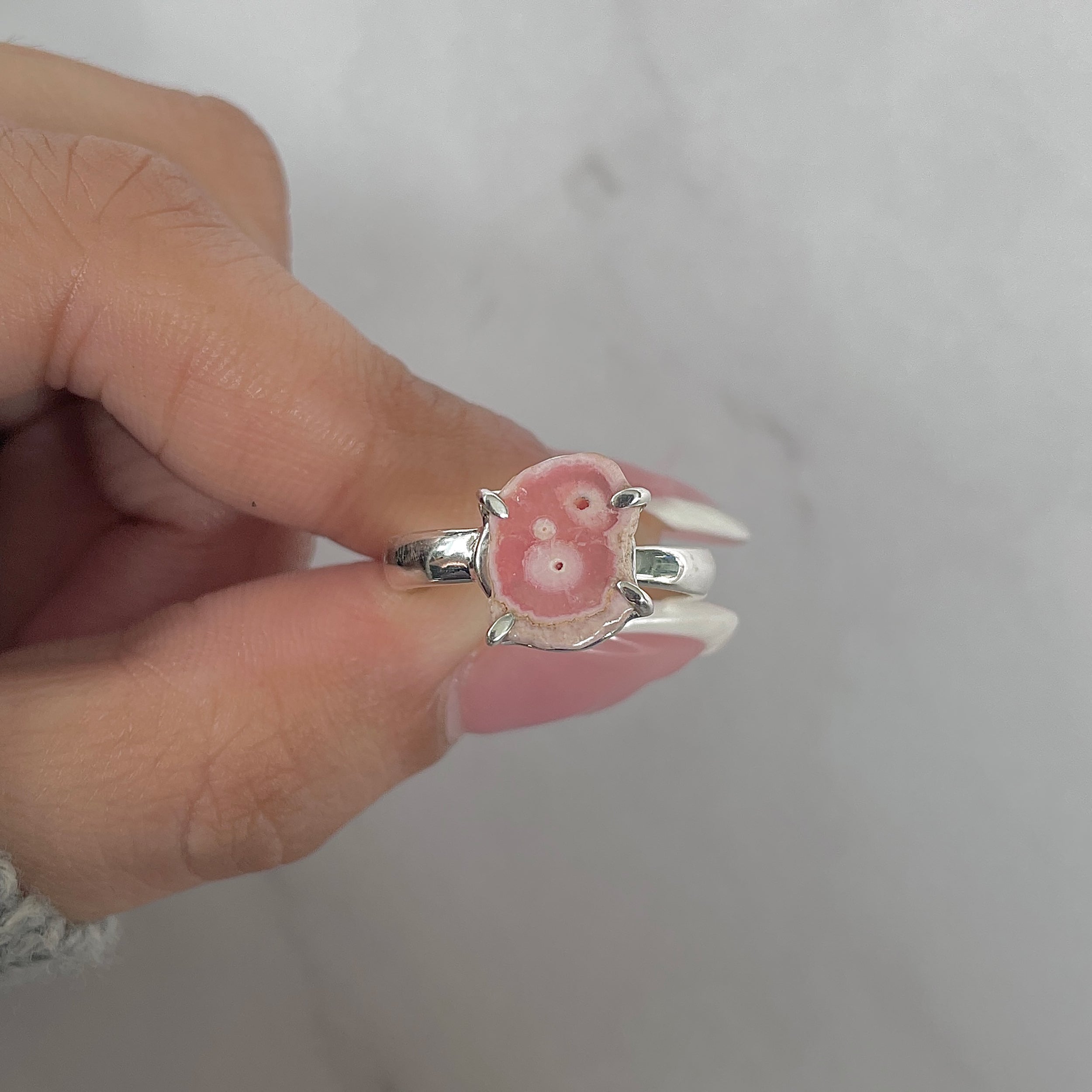 Rhodochrosite Stalactite Ring-(RDC-R-204.)