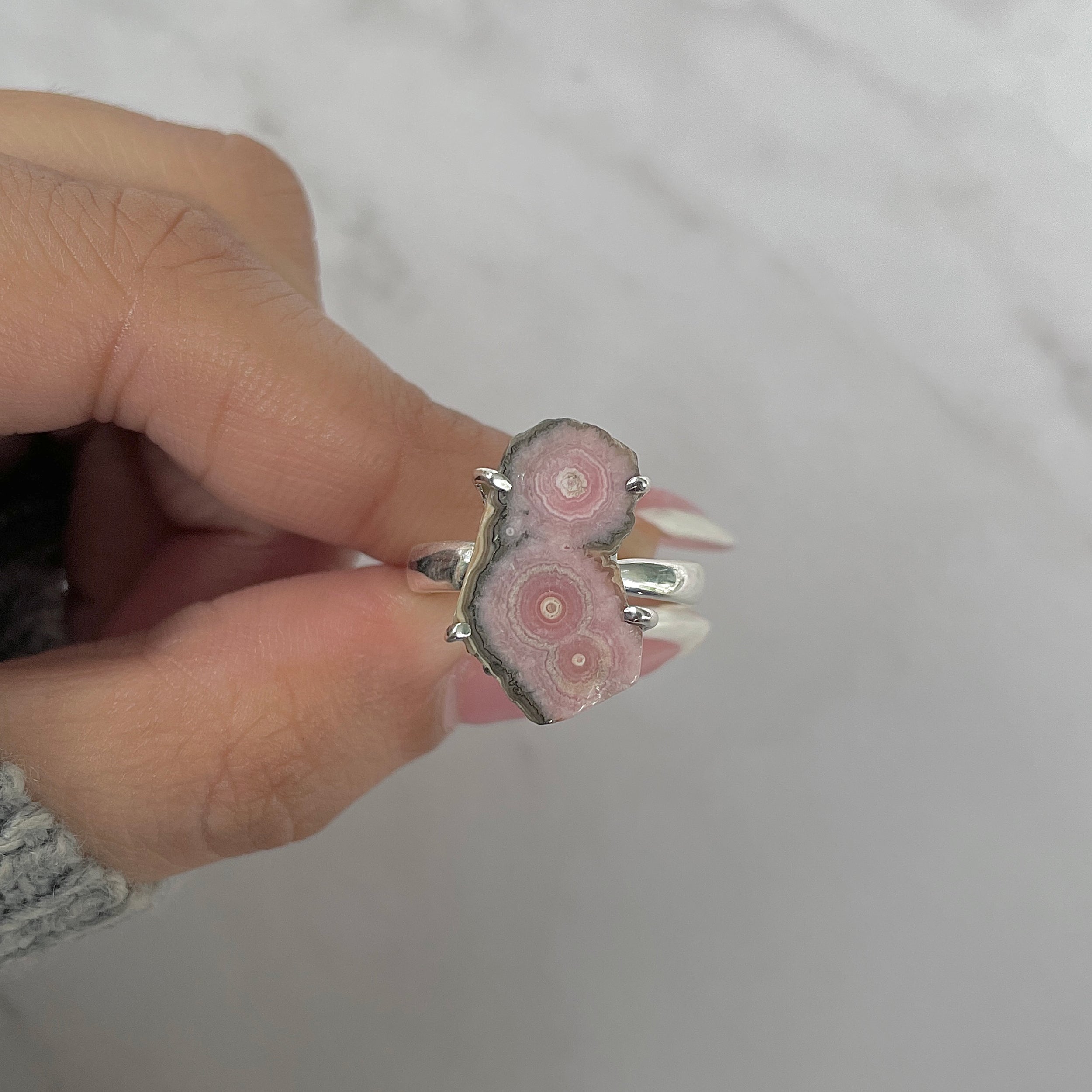 Rhodochrosite Stalactite Ring-(RDC-R-205.)