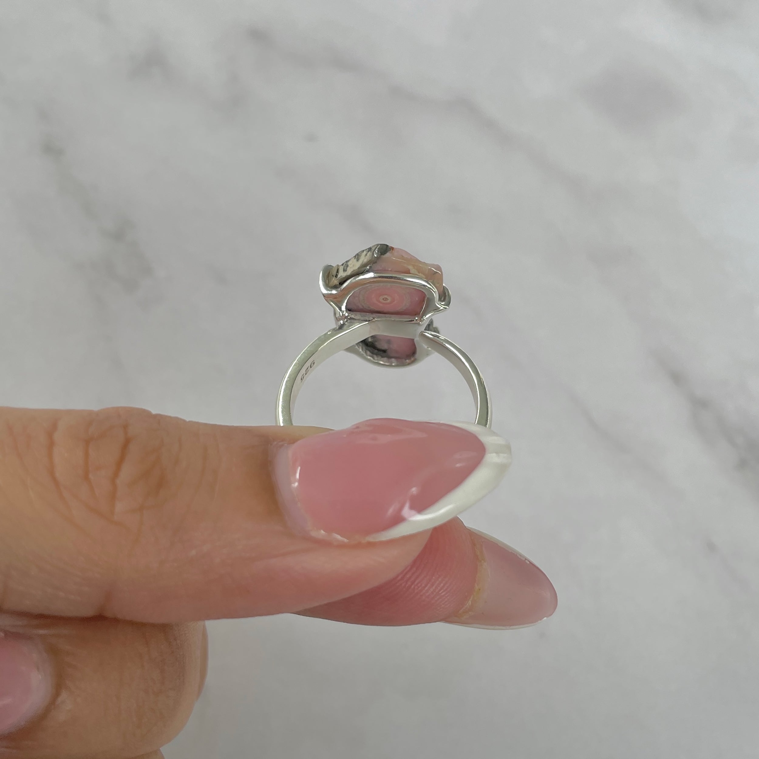 Rhodochrosite Stalactite Ring-(RDC-R-205.)
