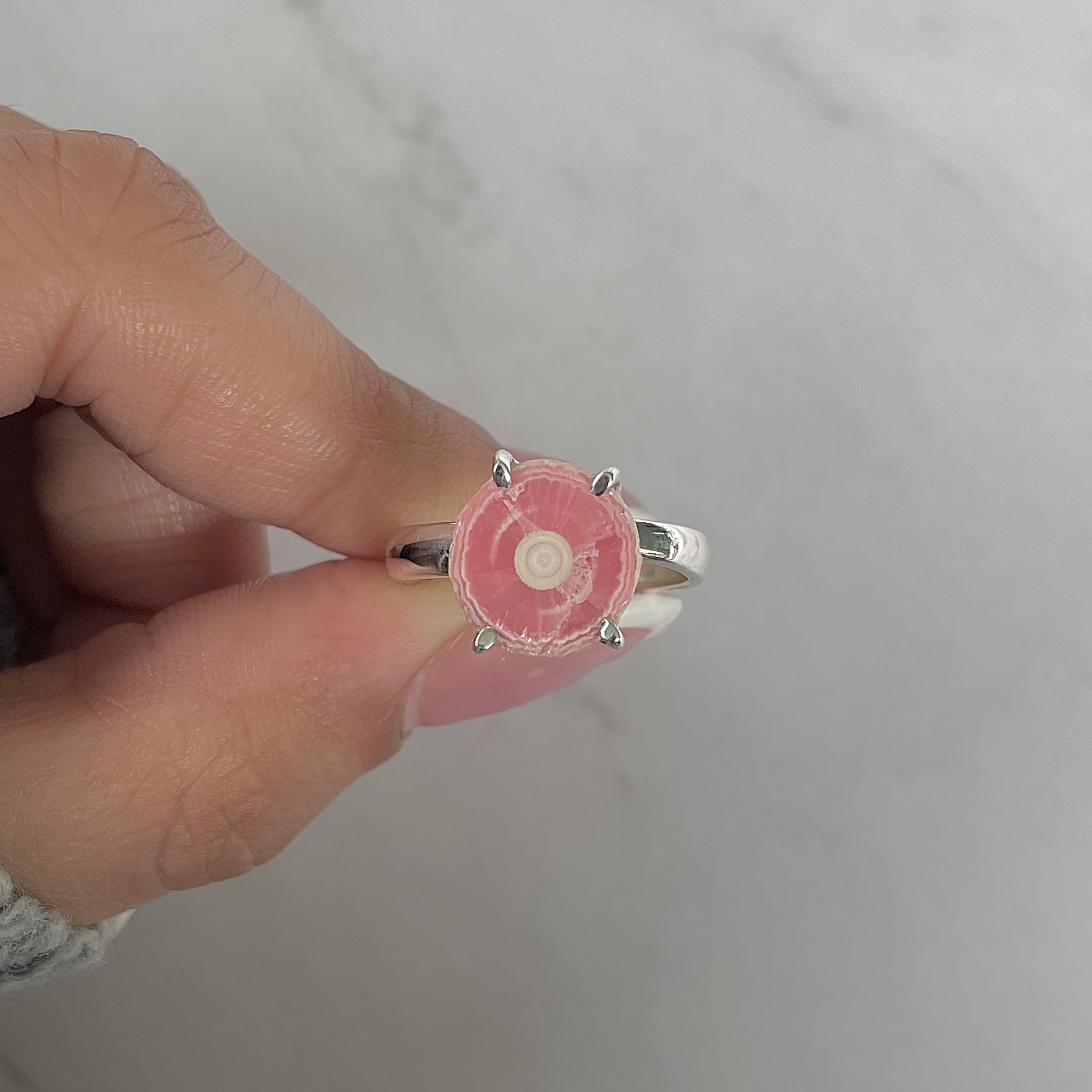 Rhodochrosite Stalactite Ring-(RDC-R-207.)