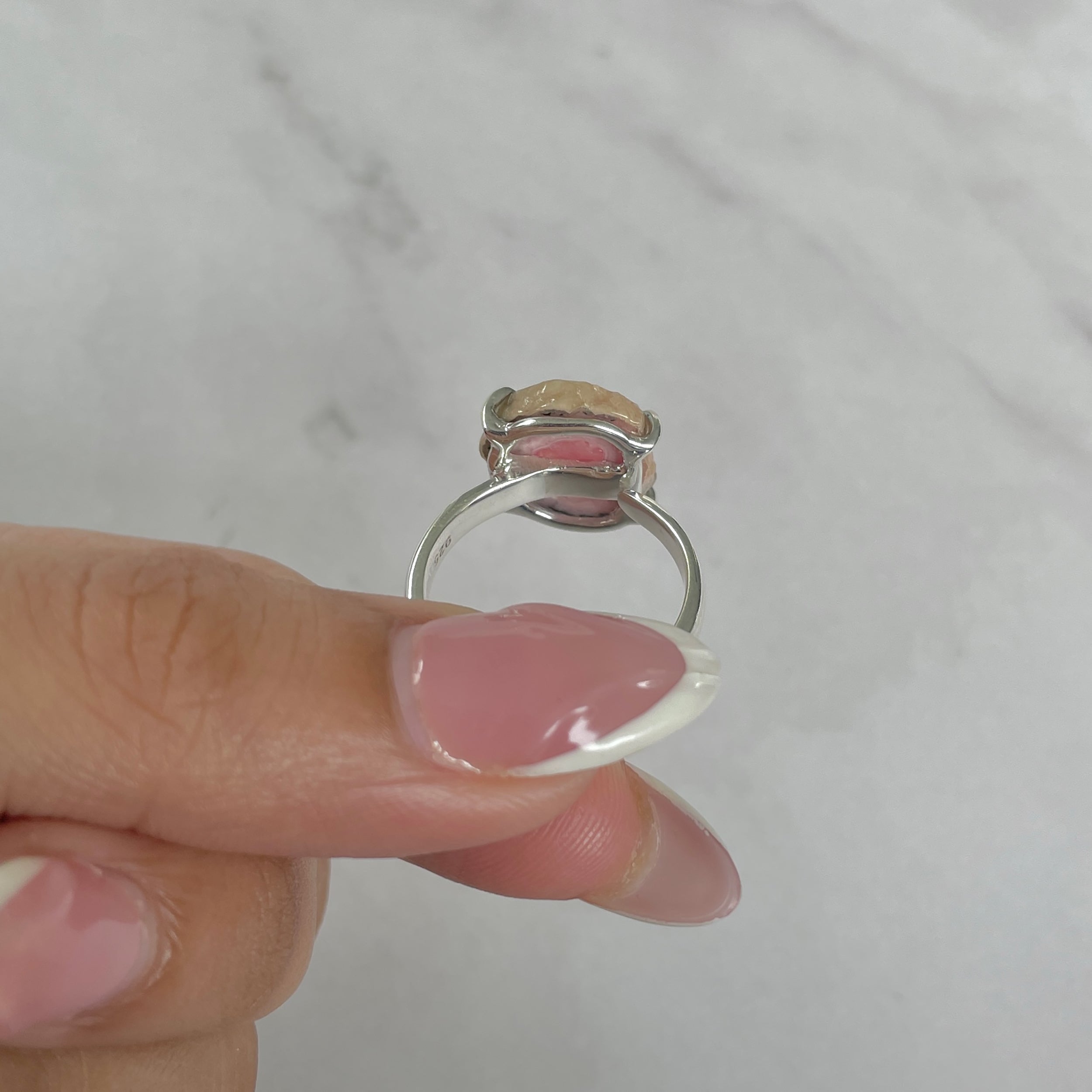 Rhodochrosite Stalactite Ring-(RDC-R-208.)