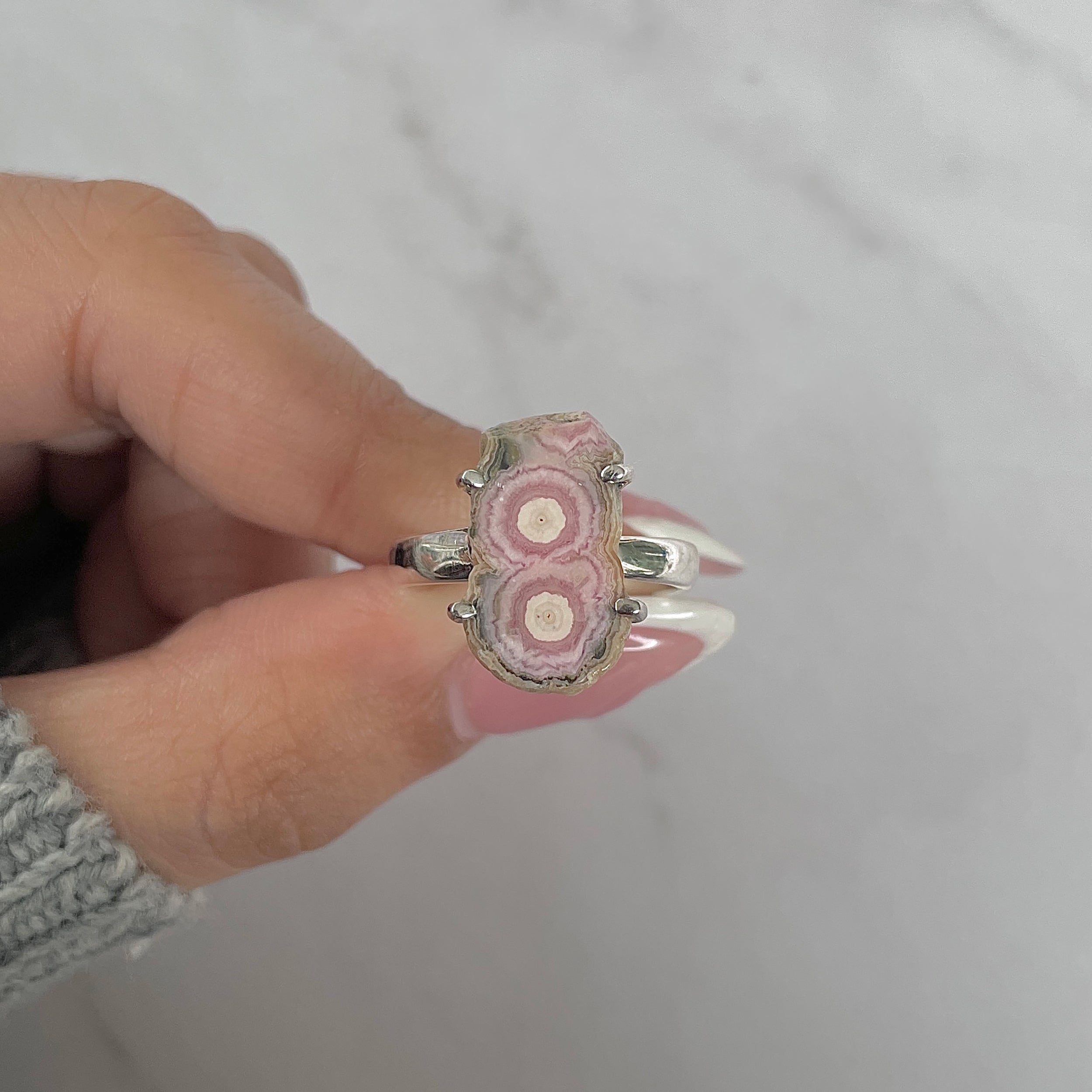 Rhodochrosite Stalactite Ring-(RDC-R-209.)