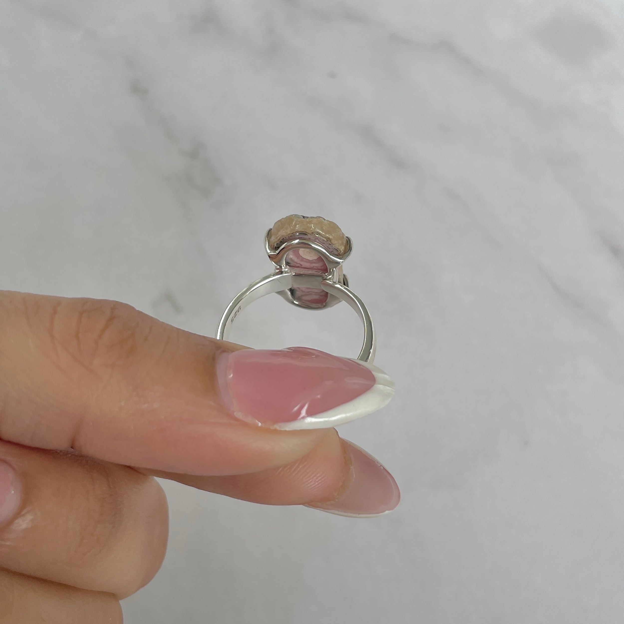Rhodochrosite Stalactite Ring-(RDC-R-209.)