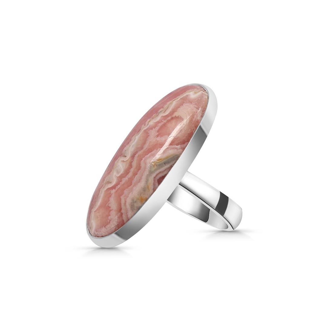 Rhodochrosite Adjustable Ring-(RDC-R-21)